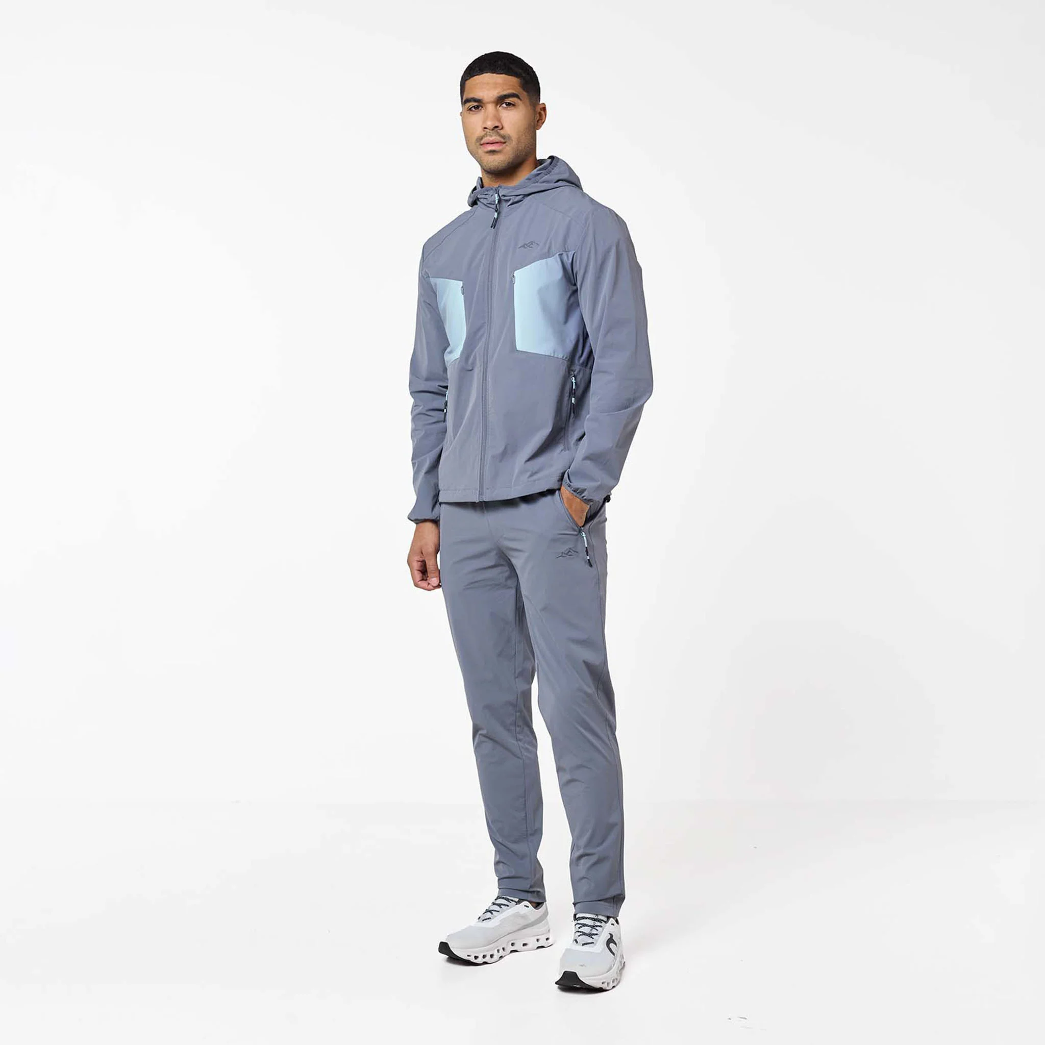 Gradient Motion Tracksuit | Charcoal/Mint