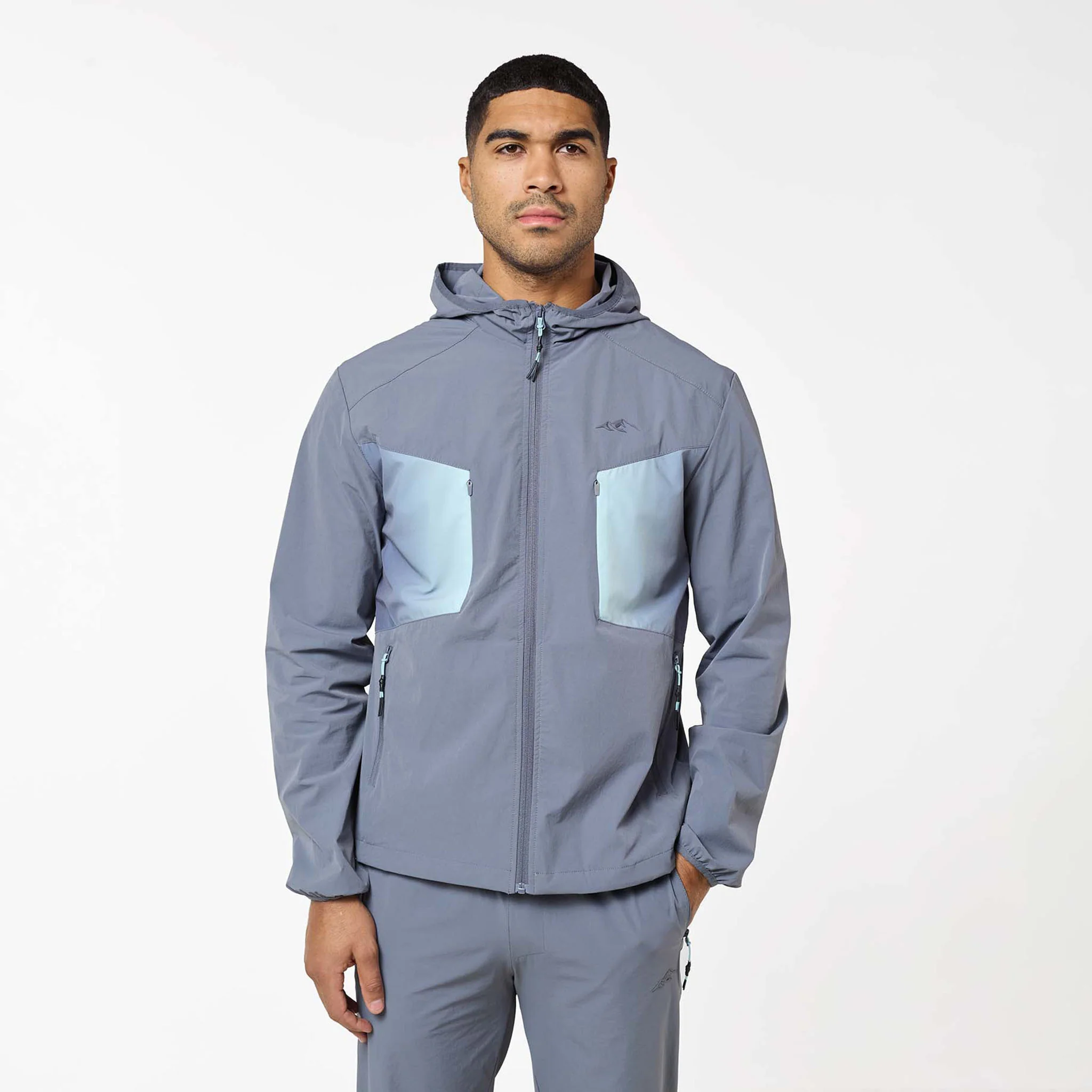 Gradient Motion Tracksuit | Charcoal/Mint - Image 3
