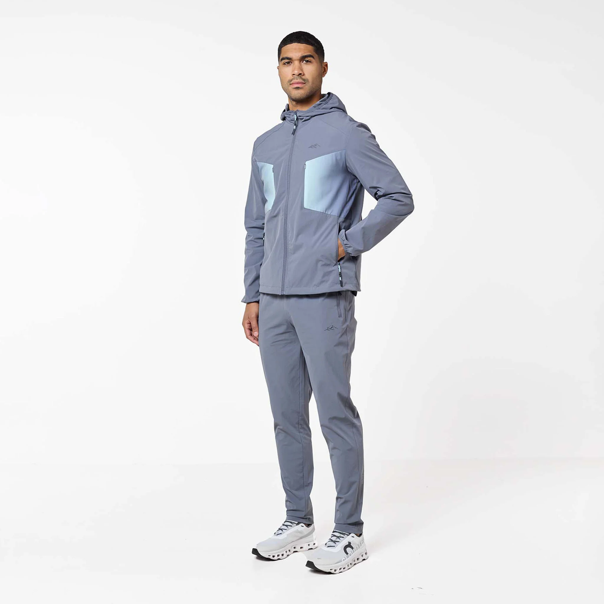 Gradient Motion Tracksuit | Charcoal/Mint - Image 7