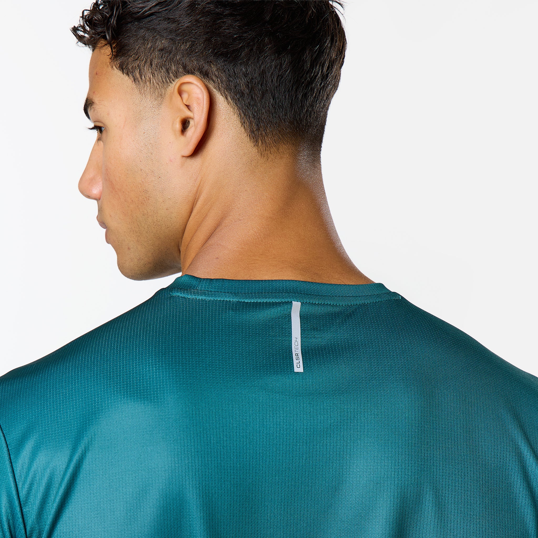 Gradient Motion Windbreaker Tri-Set | Black/Teal - Image 10