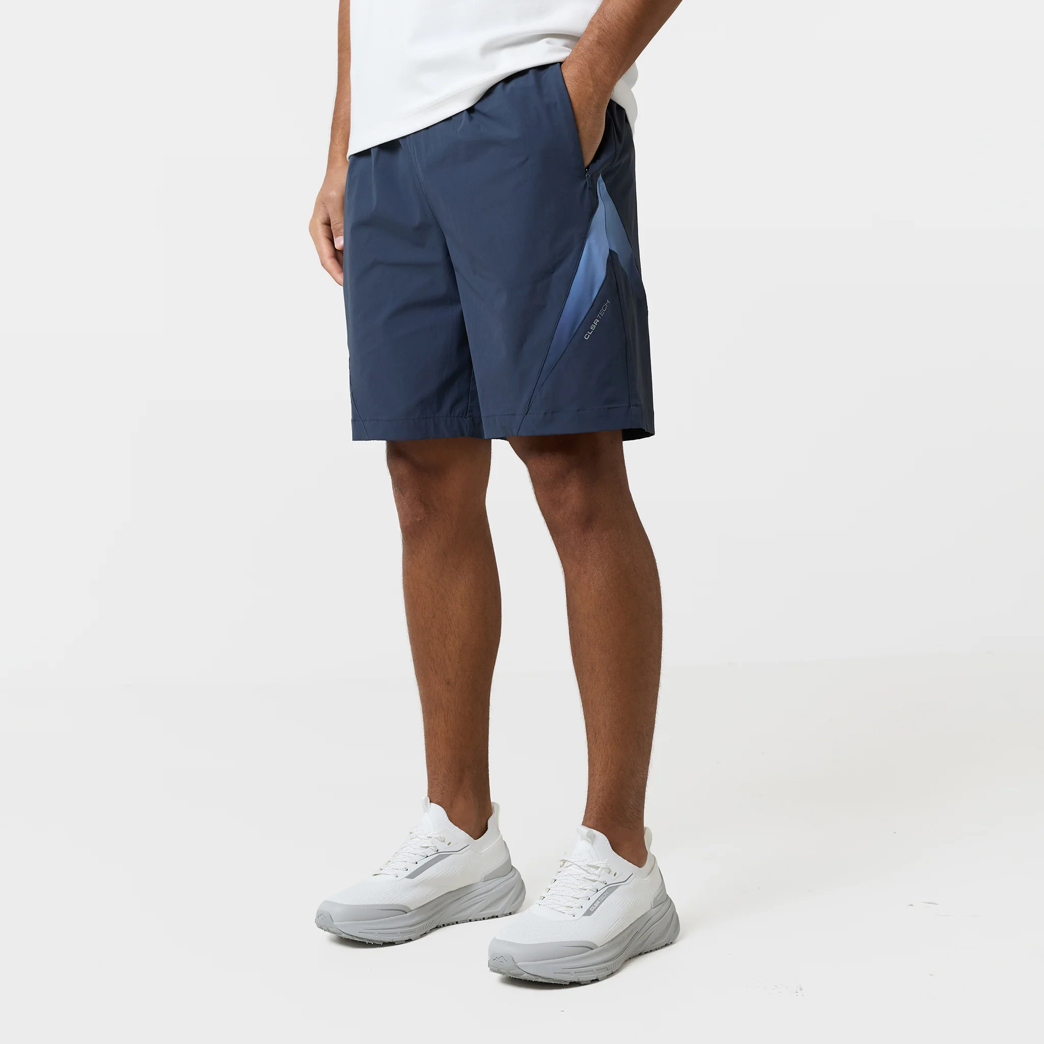 Gradient Motion Windbreaker Twinset | Navy/Blue - Image 6