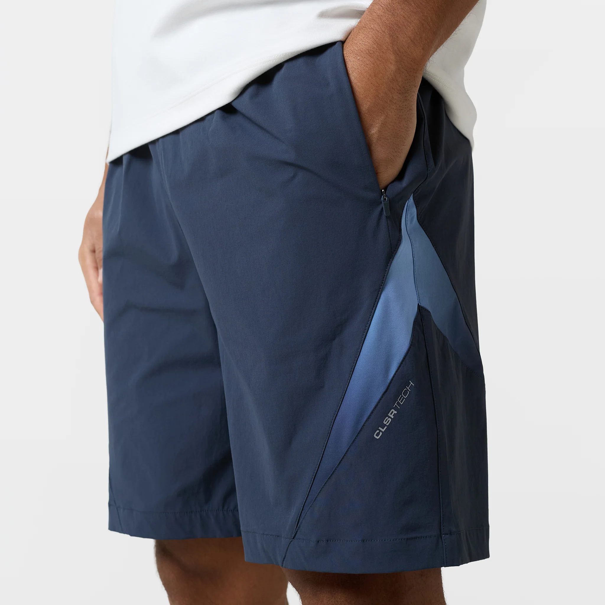 Gradient Motion Windbreaker Twinset | Navy/Blue - Image 7