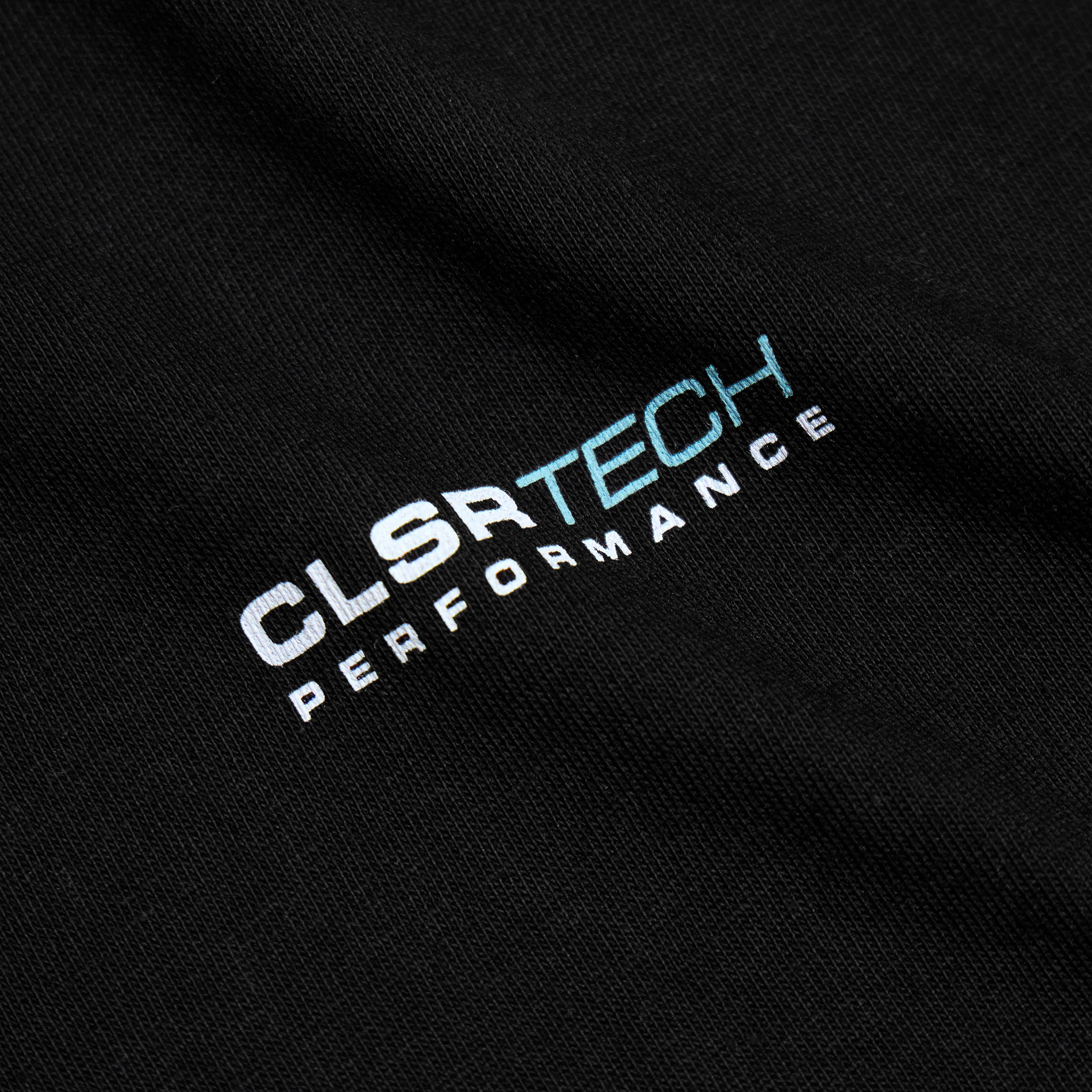 Gradient Mountain Tech T-Shirt | Black - Image 10