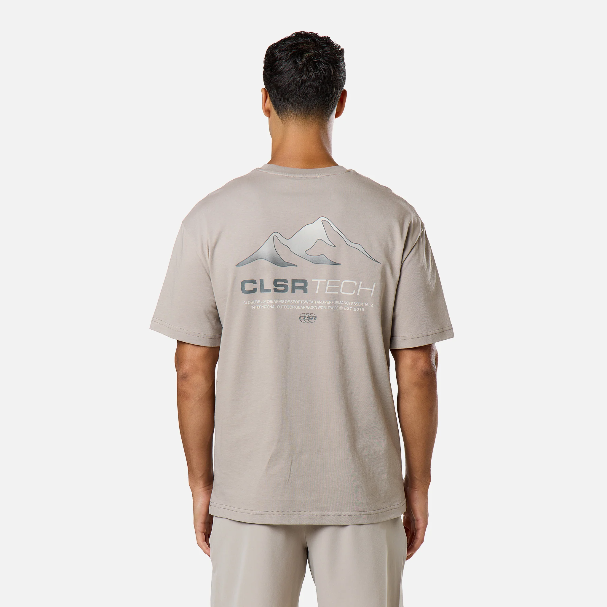 Gradient Mountain Tech T-Shirt | Fossil