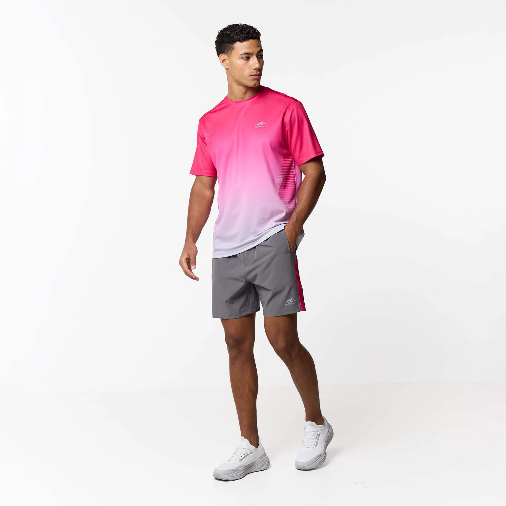 Gradient Print Twinset | Pink/Charcoal - Image 13