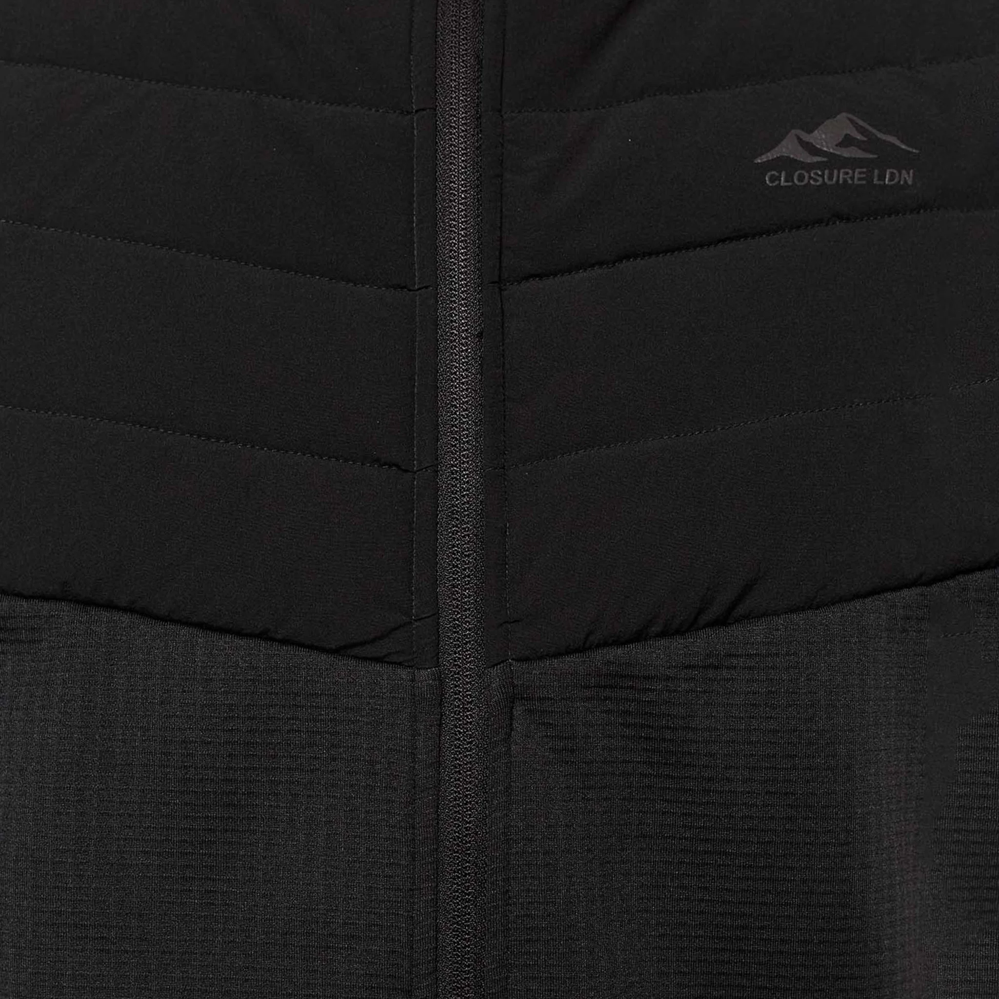 Grid Fleece Hybrid Tracksuit | Black - Image 10