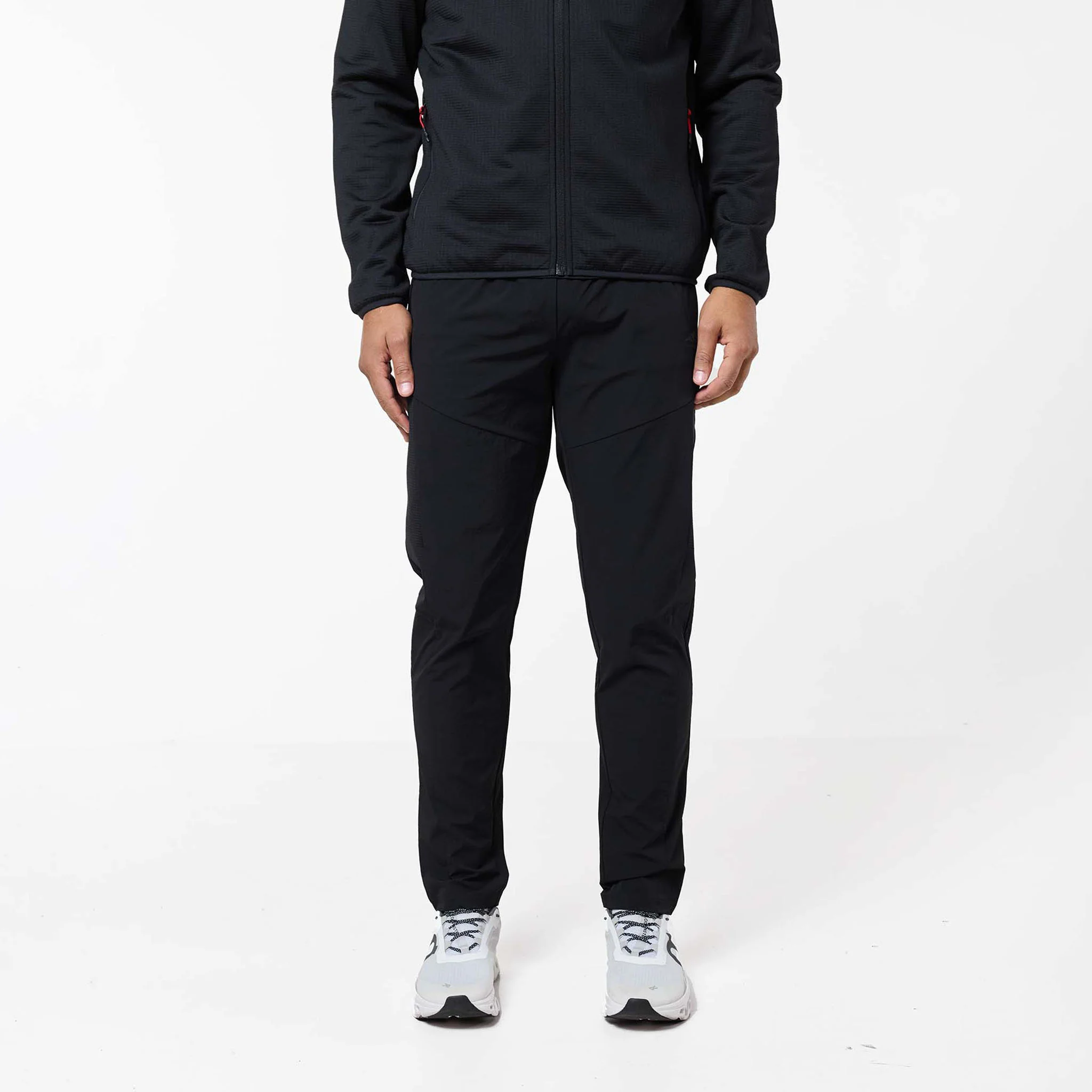Grid Fleece Hybrid Tracksuit | Black - Image 12
