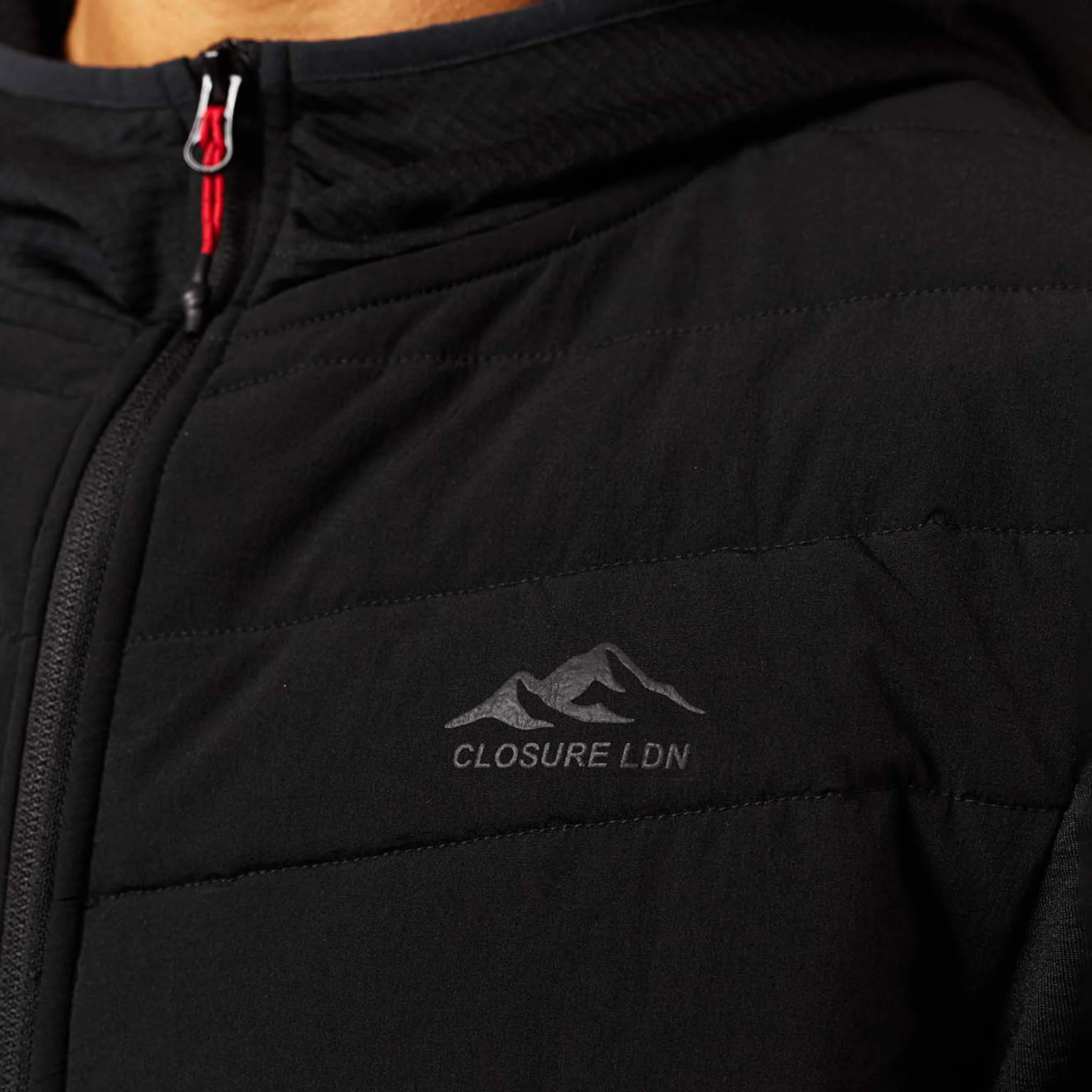 Grid Fleece Hybrid Tracksuit | Black - Image 7