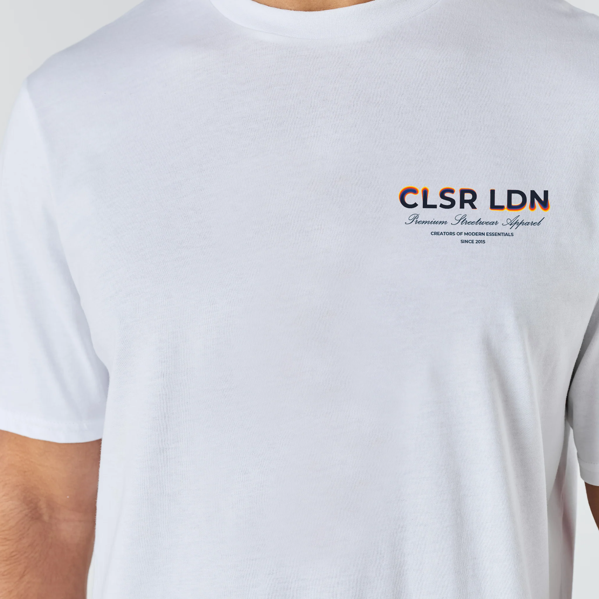 Heat Map Emblem T-Shirt | White - Image 6