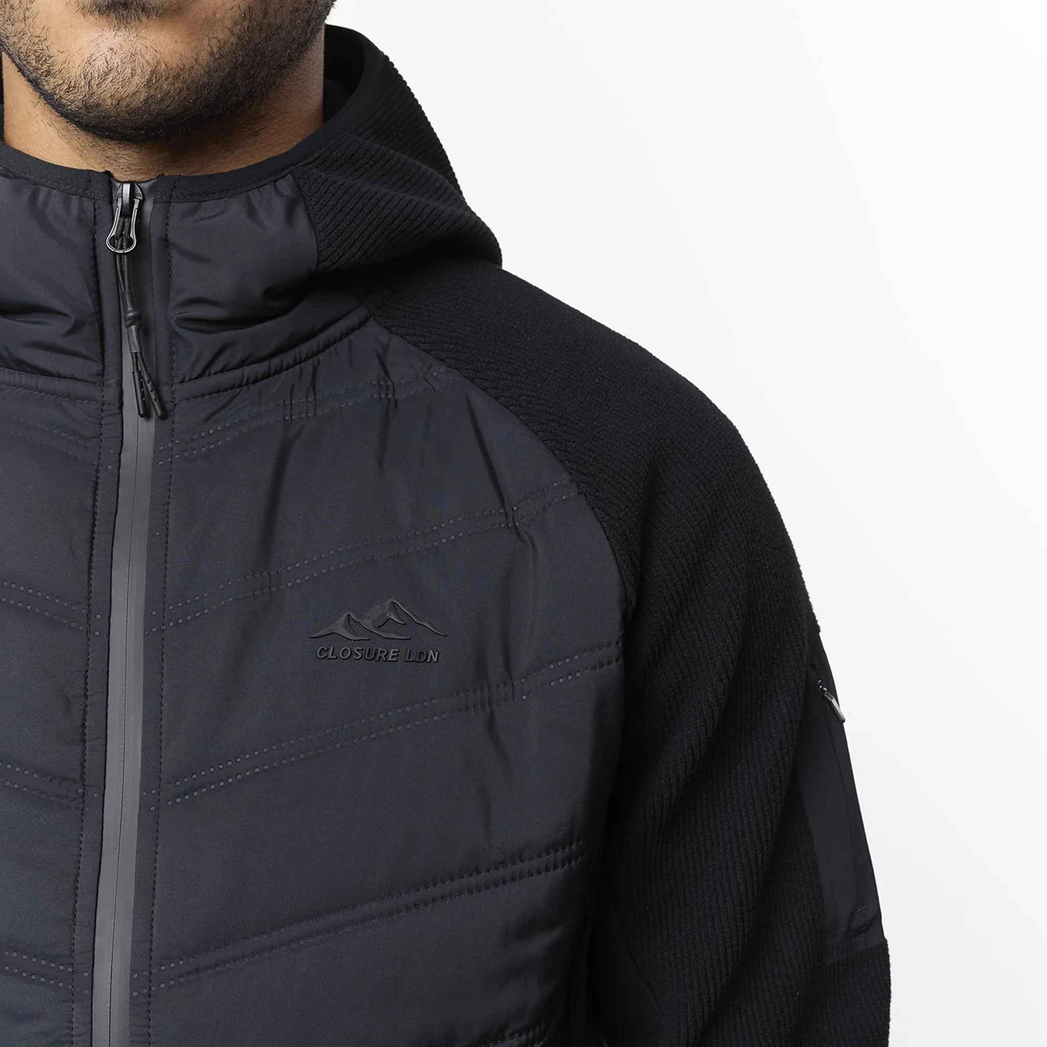 Heat Seal Hybrid Jacket | Black - Image 8