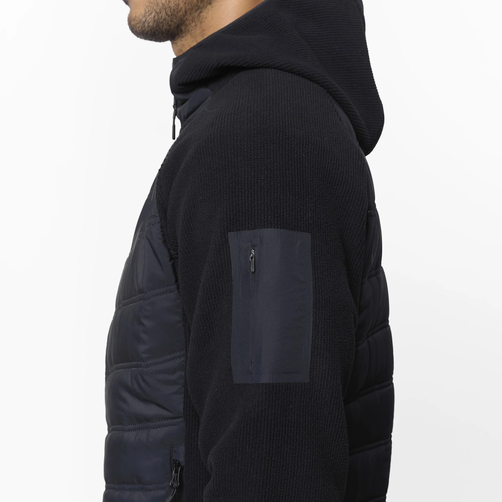 Heat Seal Hybrid Jacket | Black - Image 9