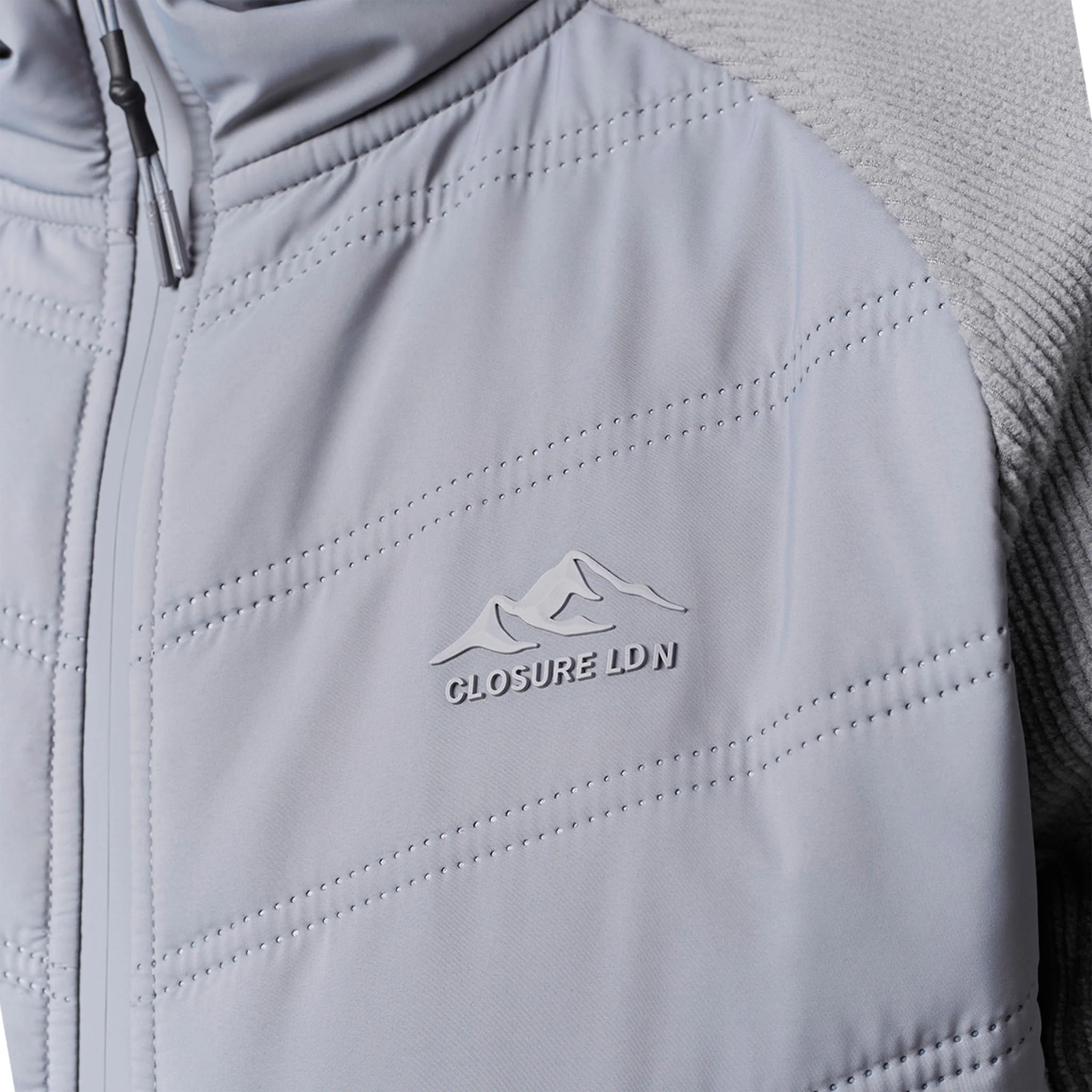 Heat Seal Hybrid Jacket | Mid Grey - Image 4