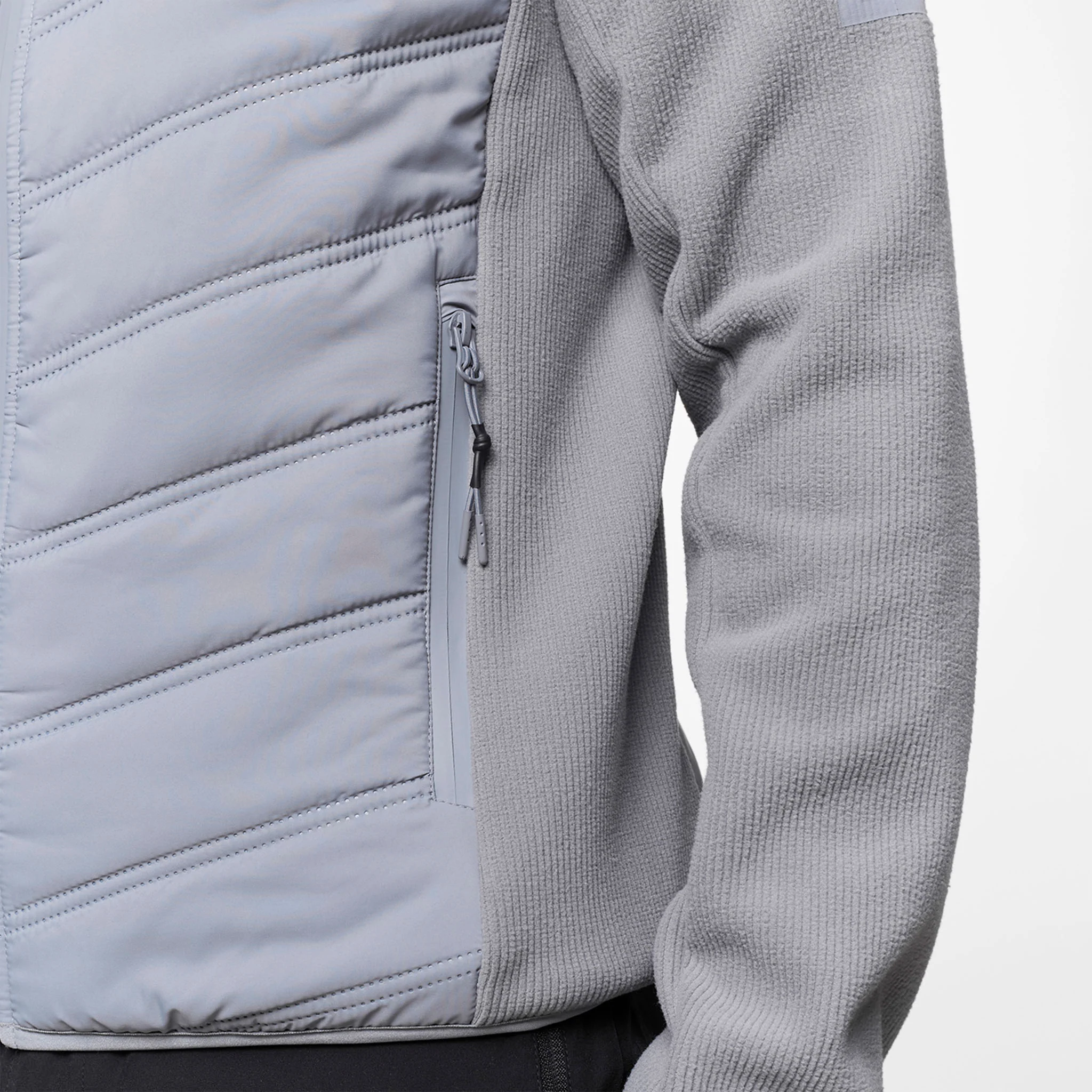 Heat Seal Hybrid Jacket | Mid Grey - Image 6