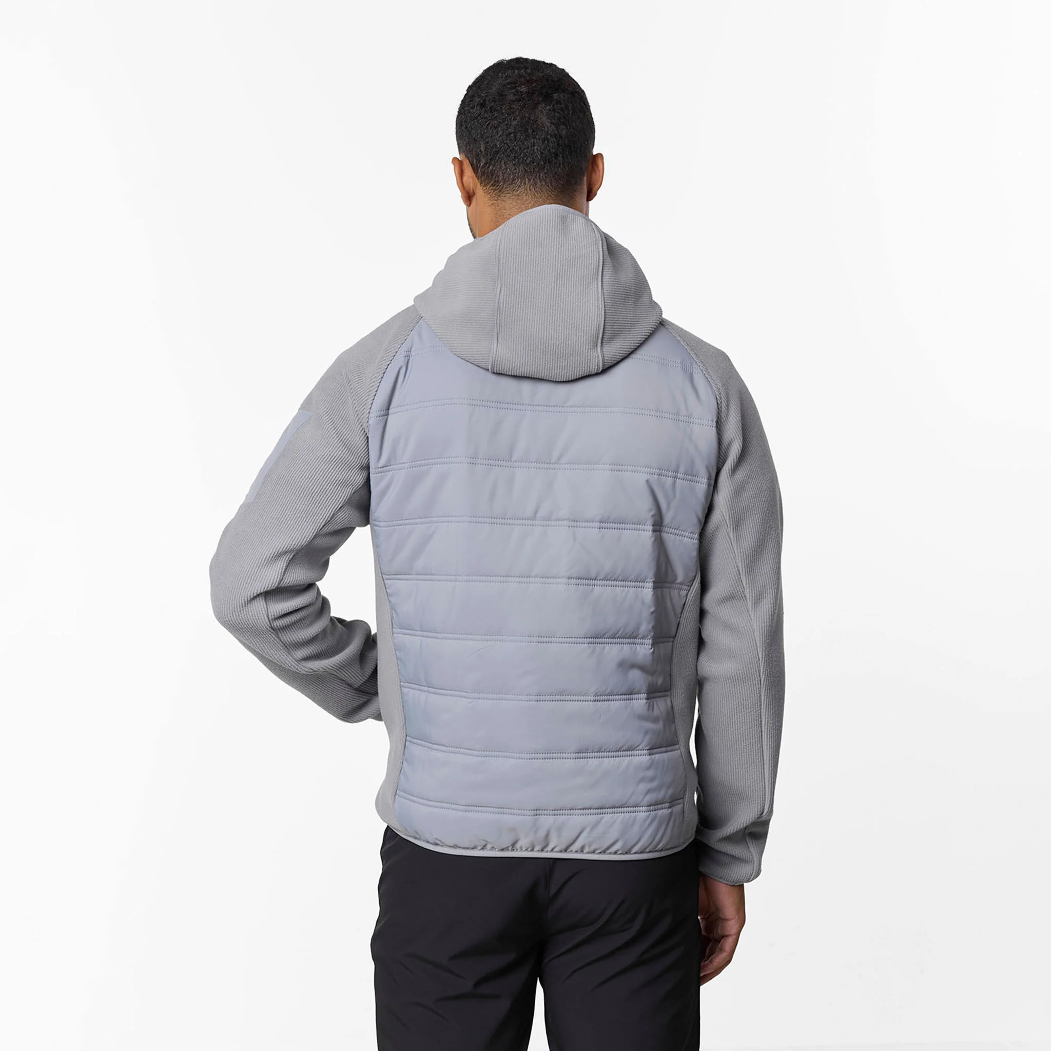Heat Seal Hybrid Jacket | Mid Grey - Image 9