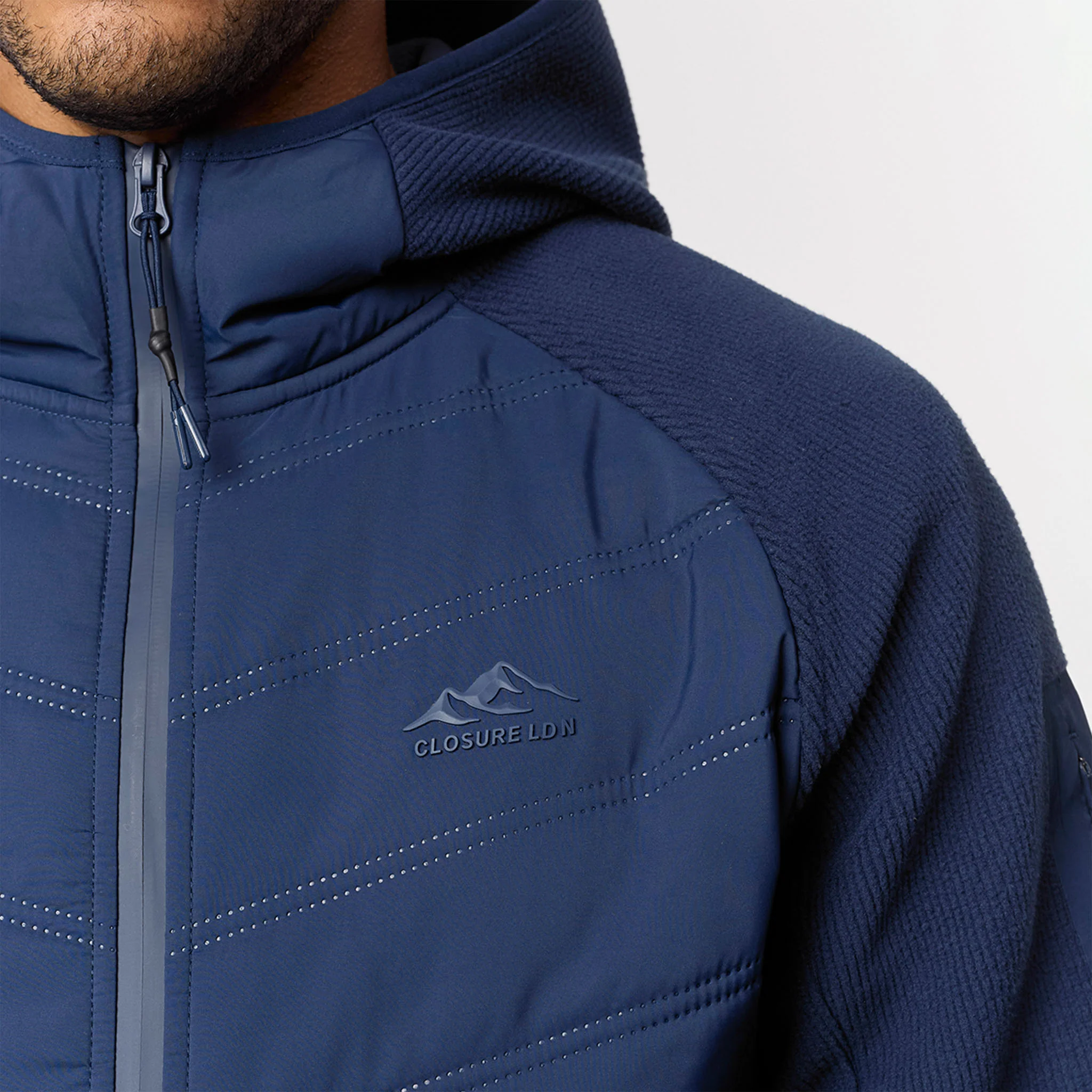 Heat Seal Hybrid Jacket | Navy - Image 4