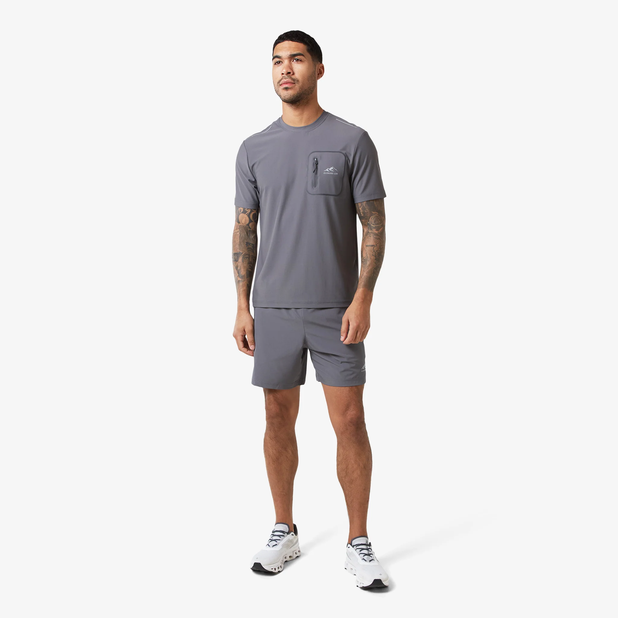 Heat Seal Pocket Short | Grey - Image 6