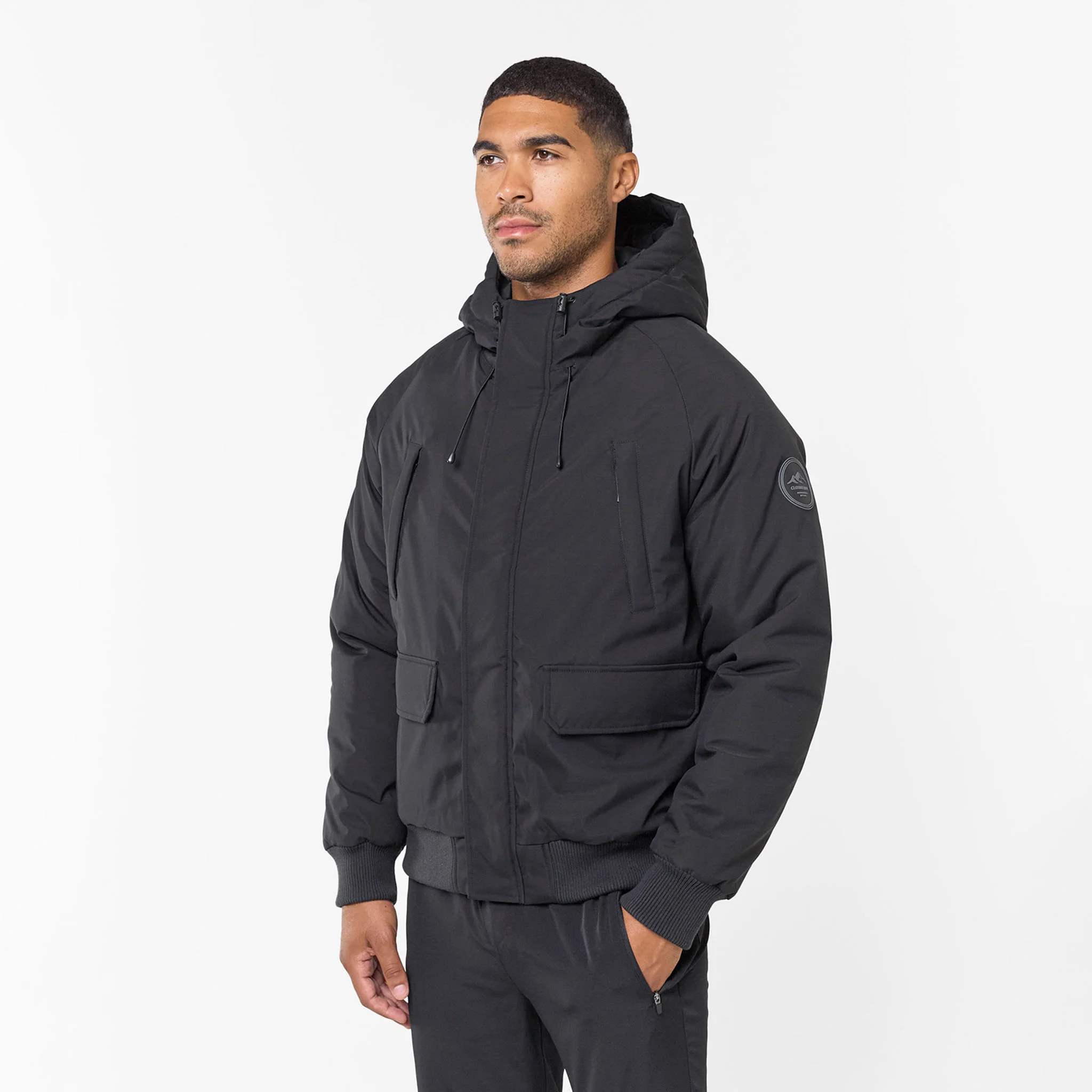 Hooded Parka Jacket | Black