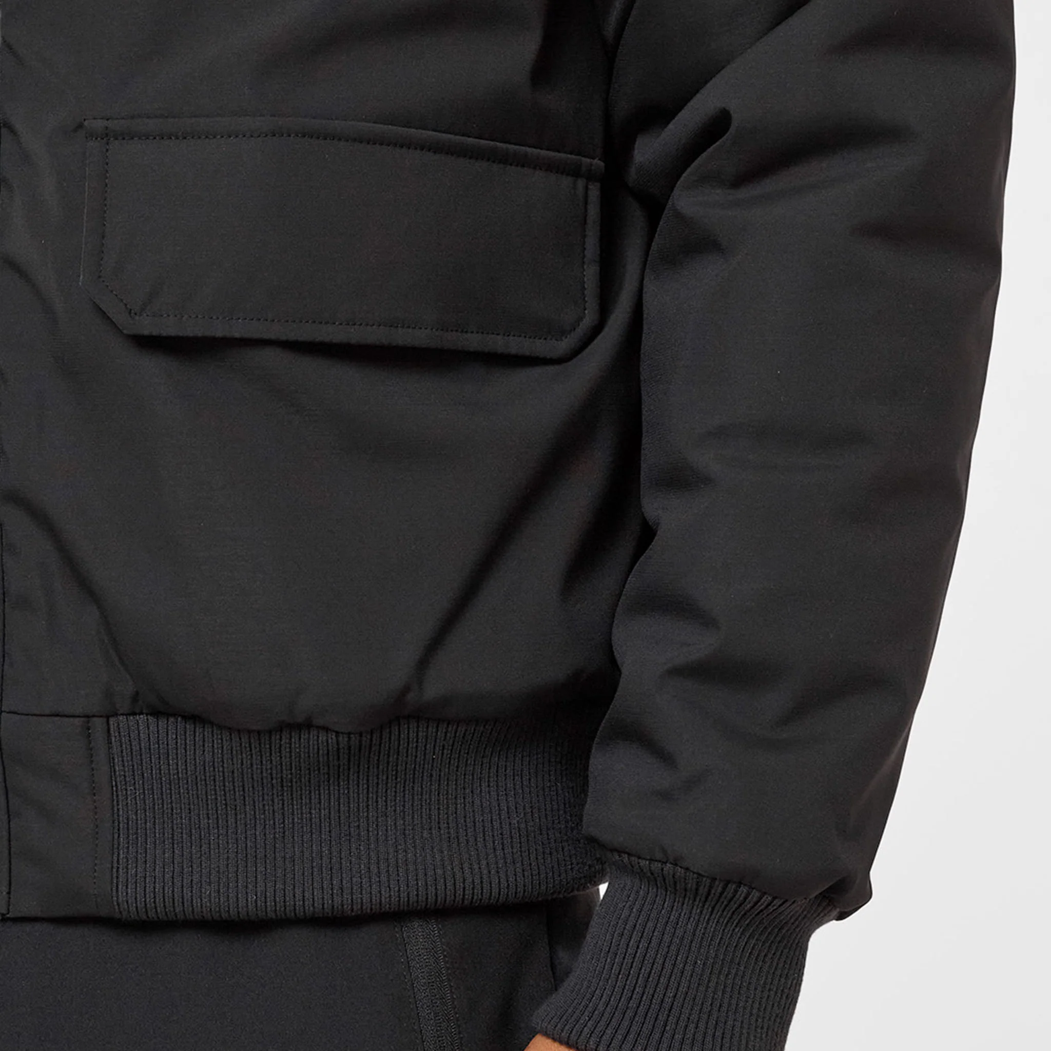 Hooded Parka Jacket | Black - Image 6