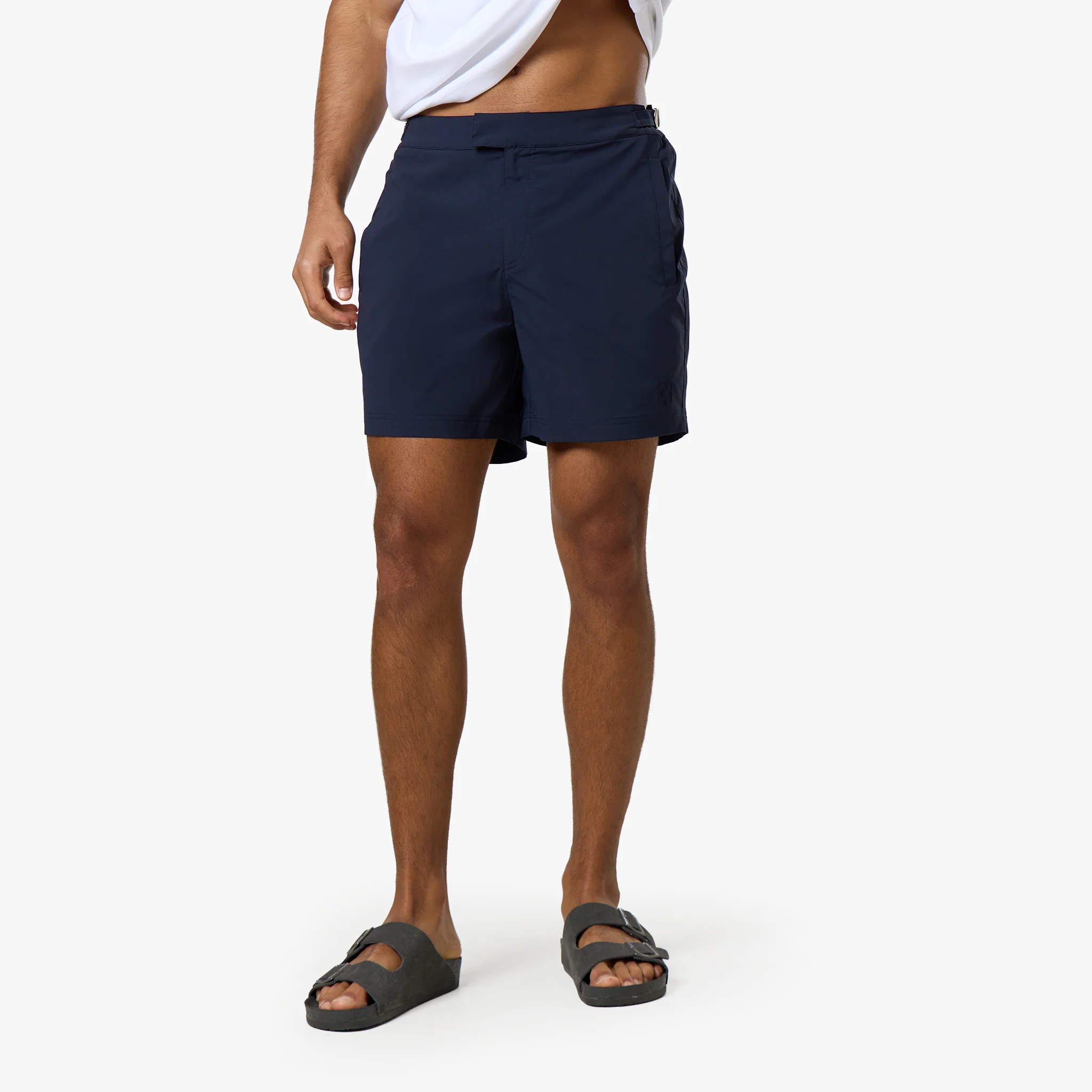 Icon Buckle Swimshort | Navy - Image 6