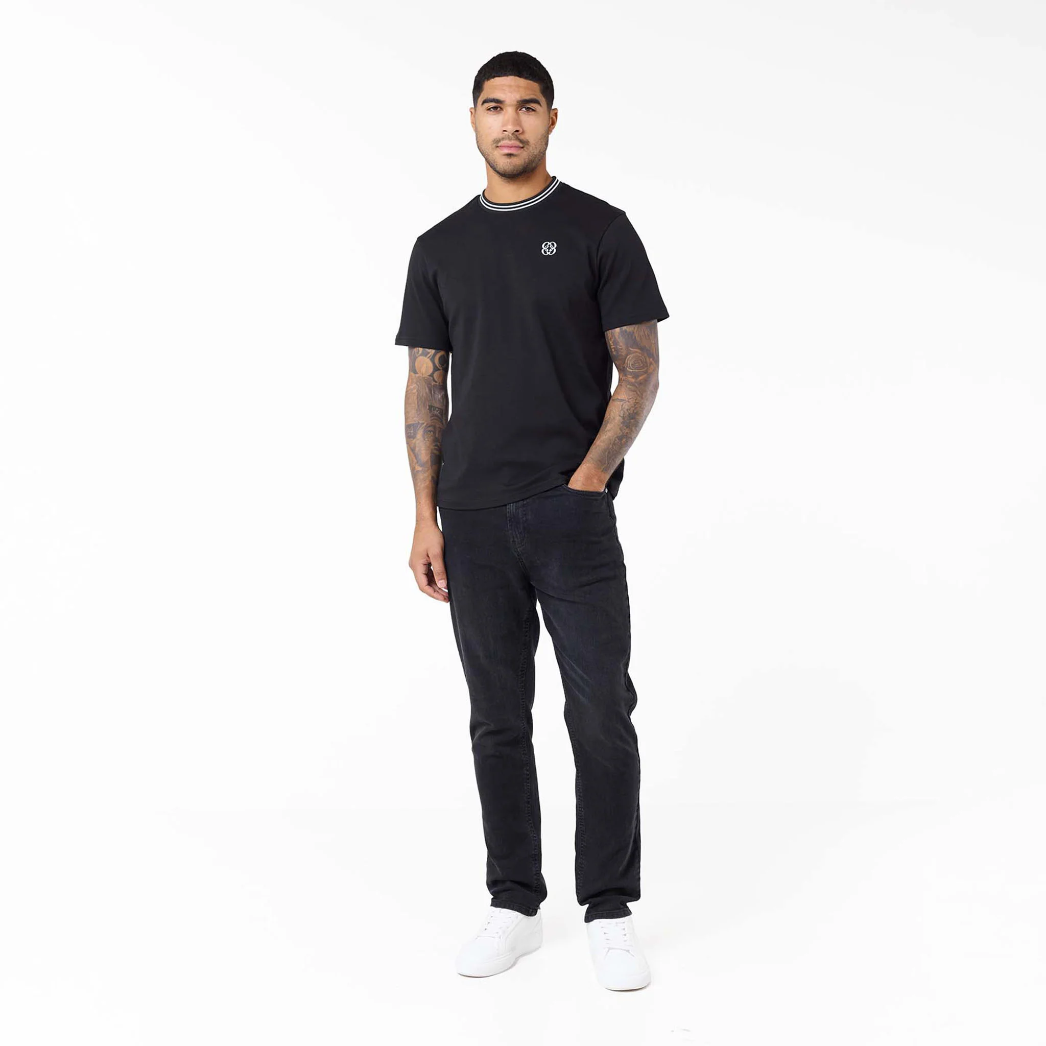 Icon Ringer T-Shirt | Black - Image 3