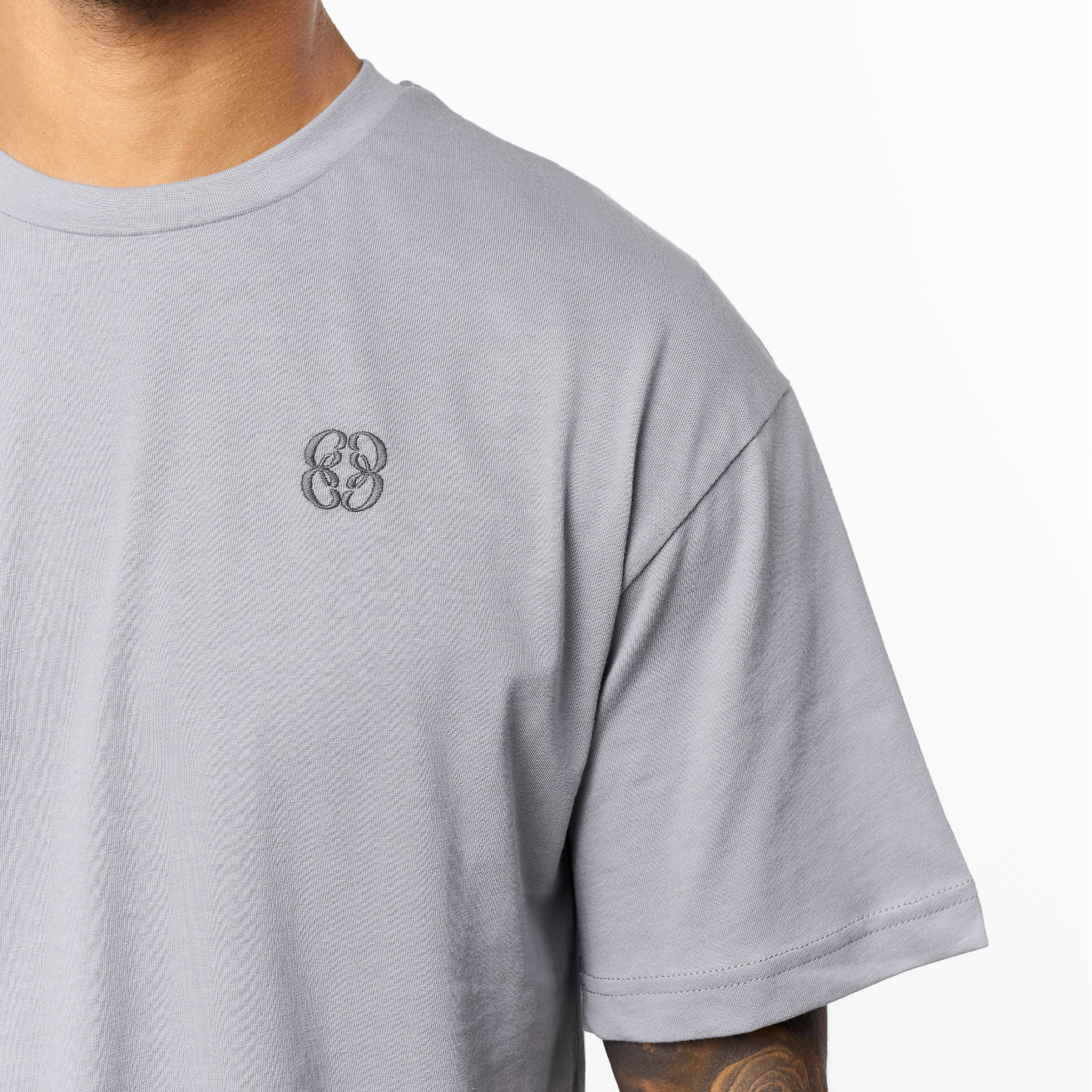 Icon T-Shirt | Mid Grey - Image 5