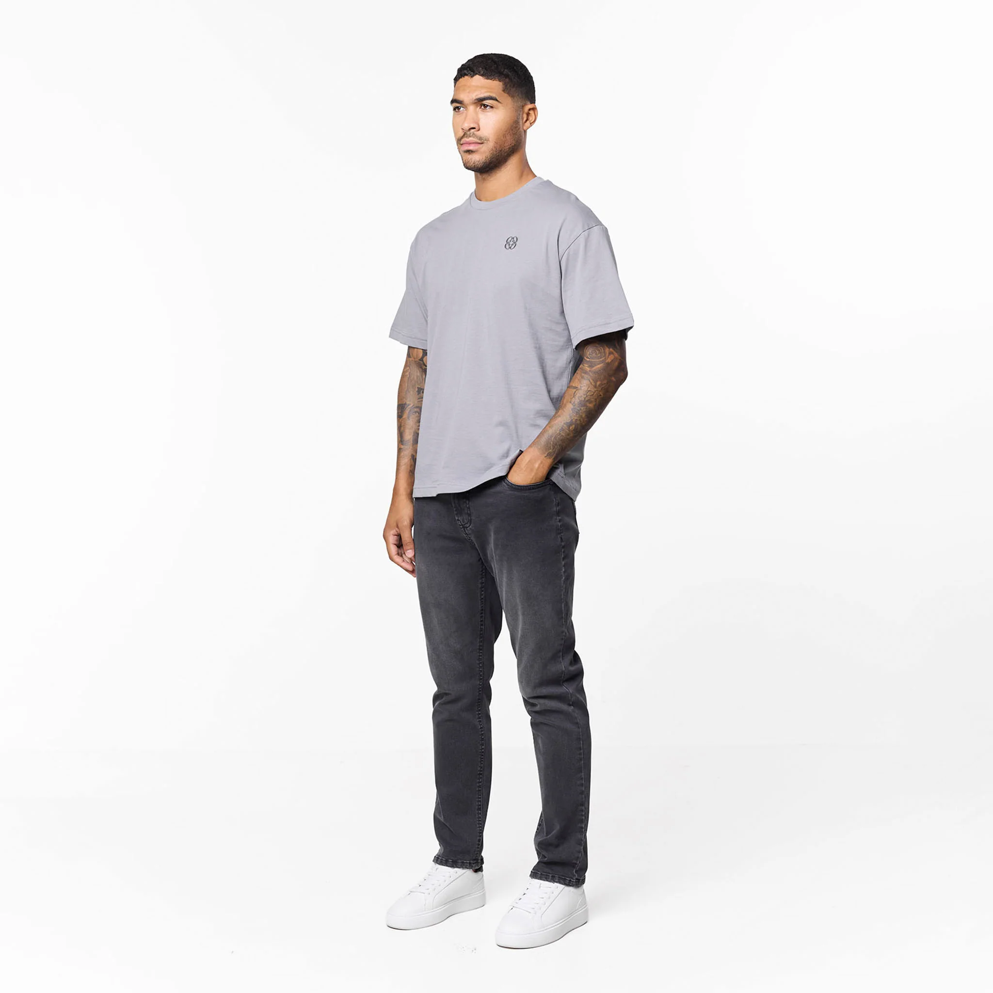Icon T-Shirt | Mid Grey - Image 6