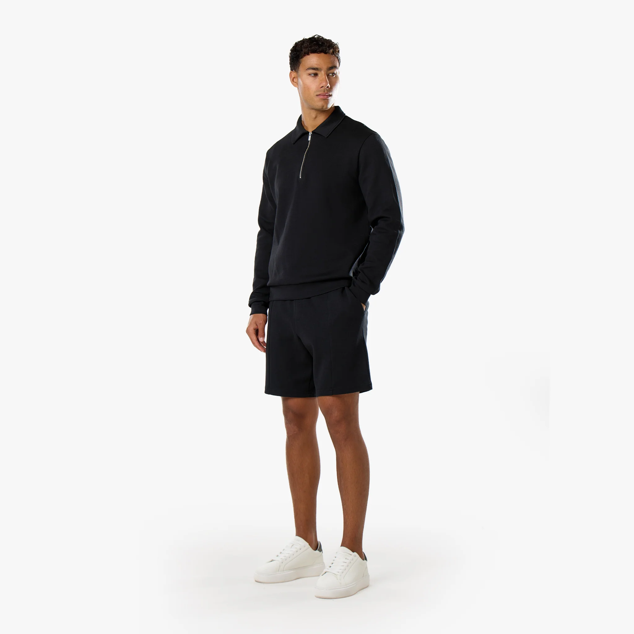 Interlock 1/4 Zip | Black - Image 2