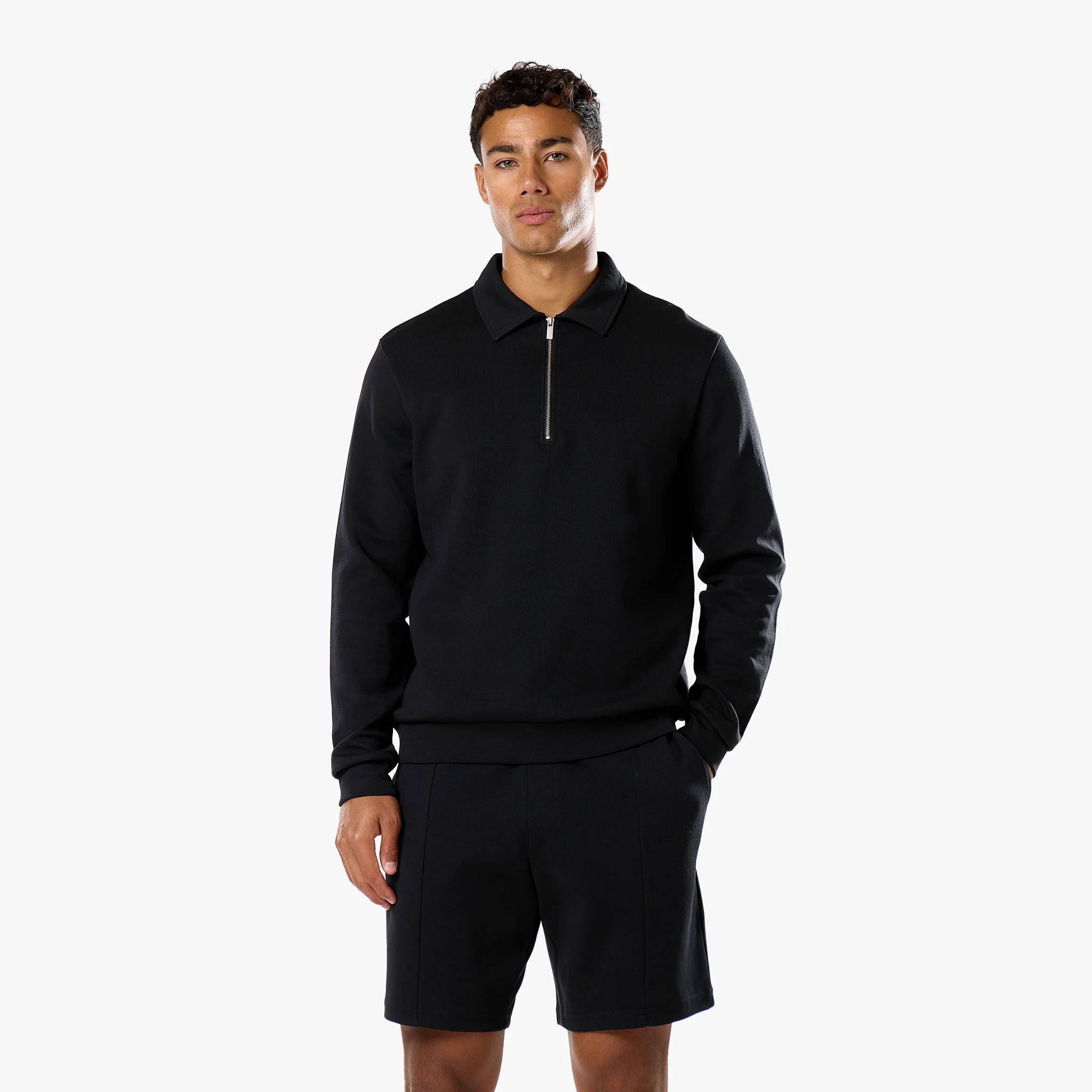 Interlock 1/4 Zip | Black - Image 7