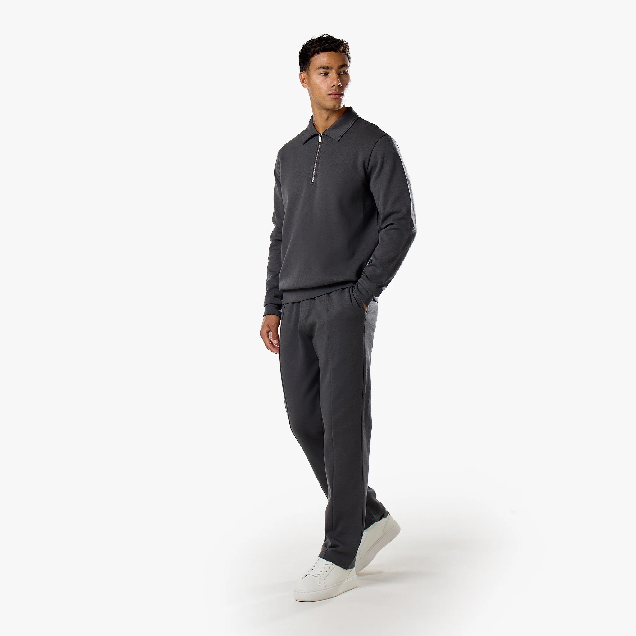 Interlock 1/4 Zip | Charcoal - Image 2
