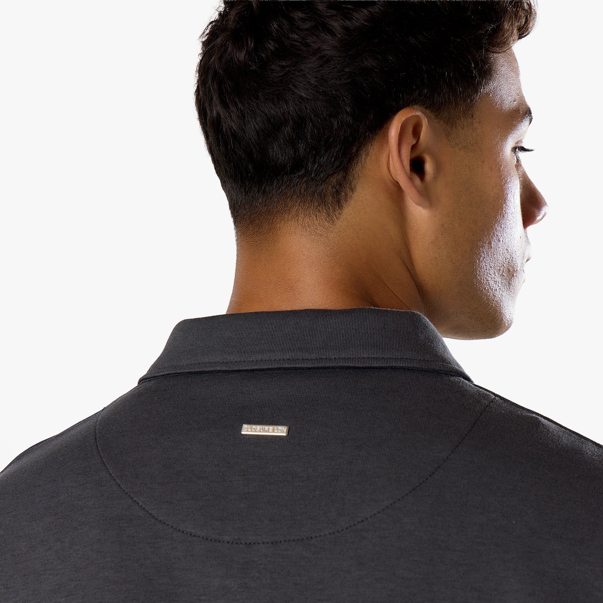 Interlock 1/4 Zip Tracksuit | Charcoal - Image 5