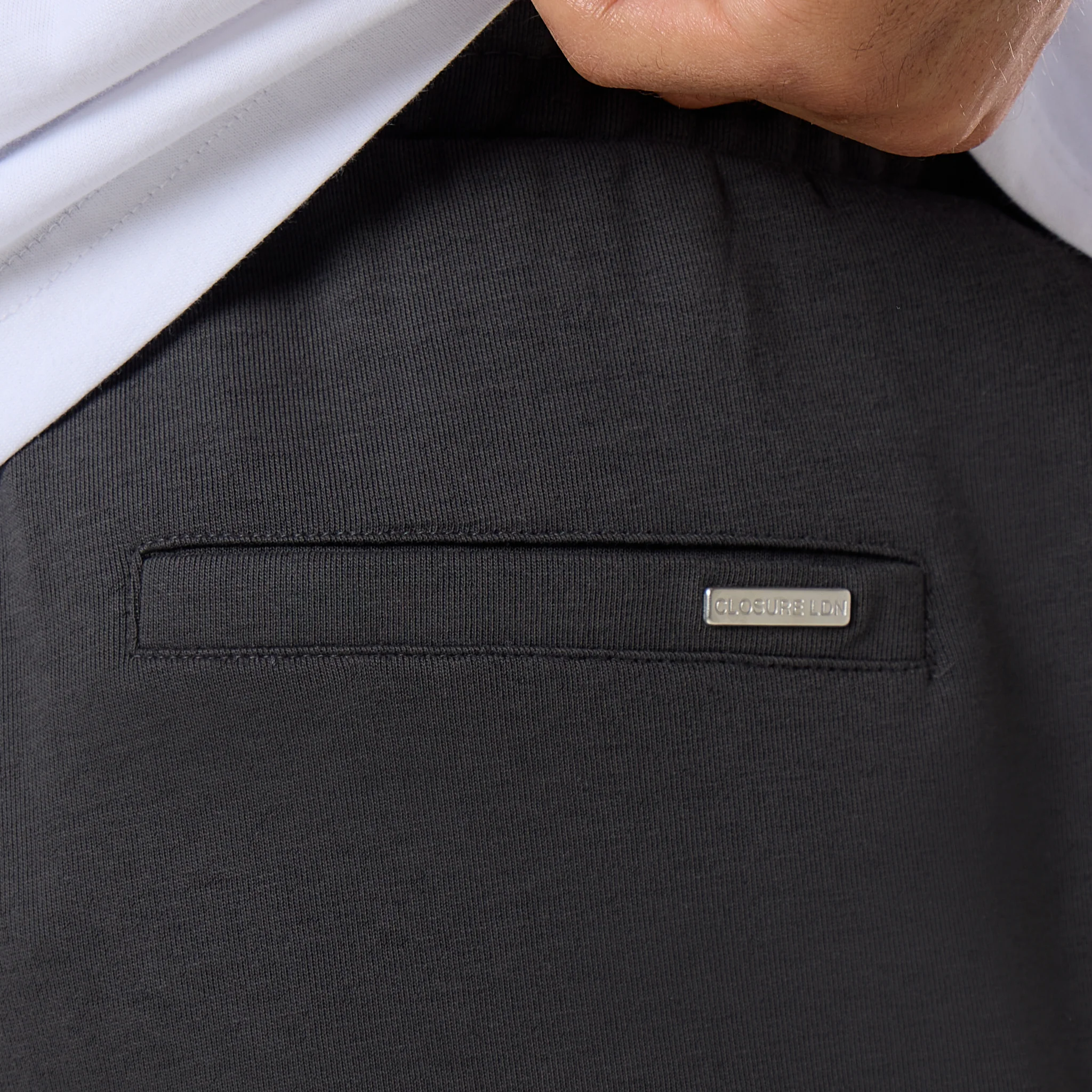 Interlock 1/4 Zip Tracksuit | Charcoal - Image 9