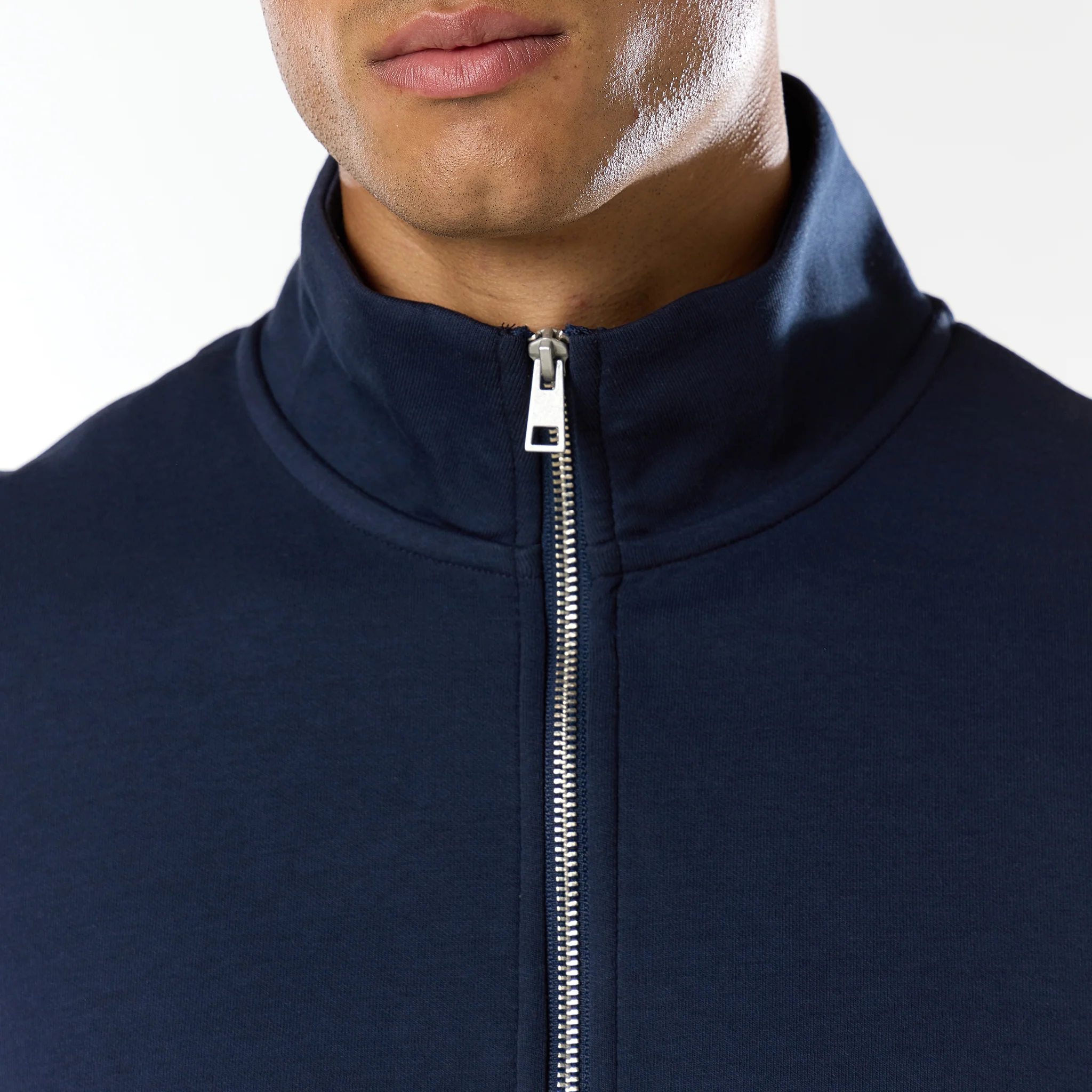 Interlock FZ Funnel Neck Twinset | Navy - Image 4