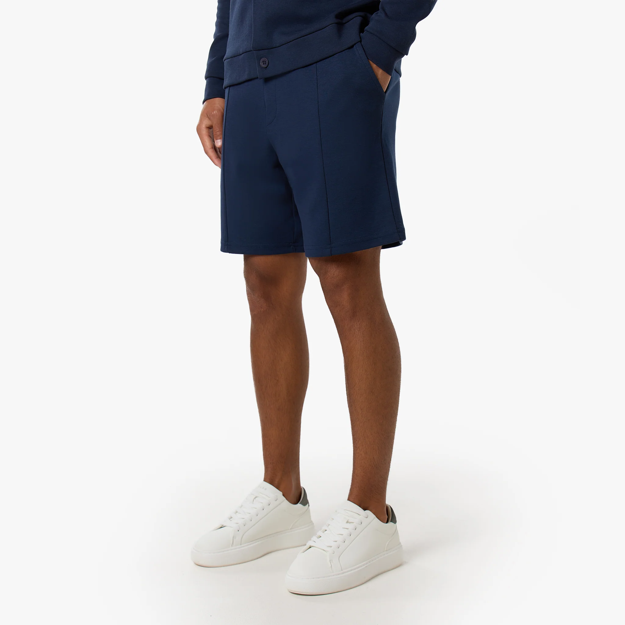 Interlock FZ Funnel Neck Twinset | Navy - Image 6