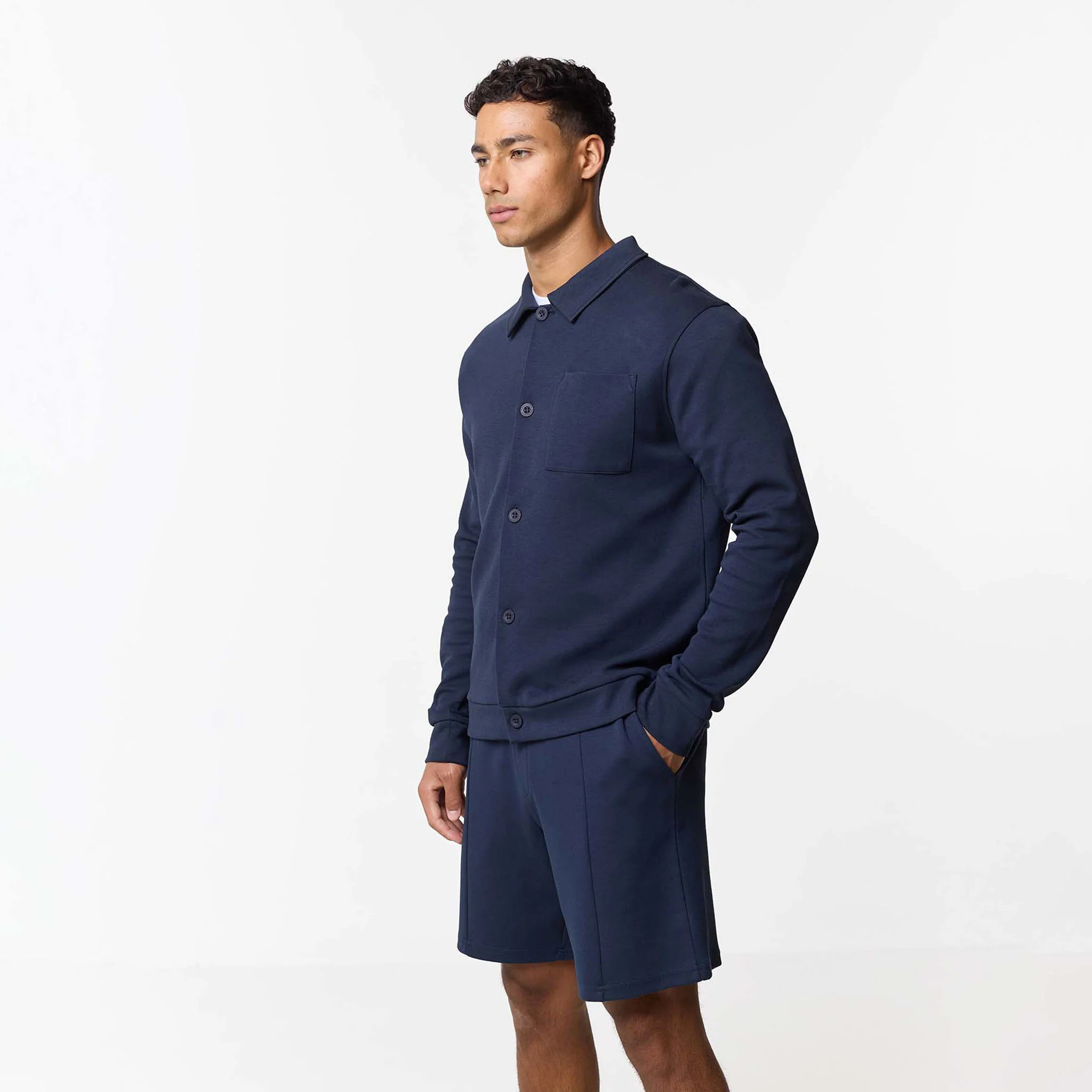 Interlock Smart Twinset | Navy - Image 6