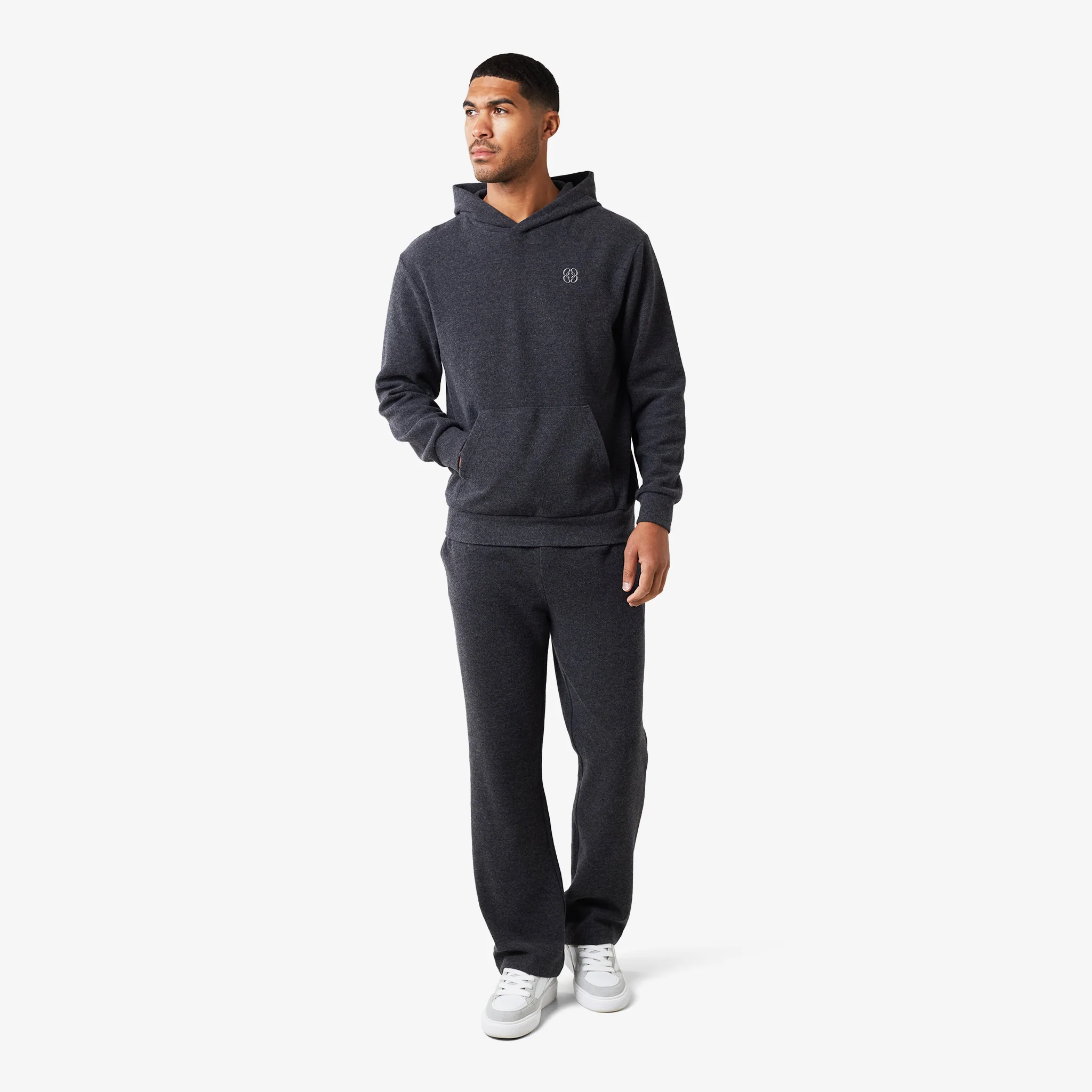 Icon Knit Tracksuit I Charcoal - Image 4
