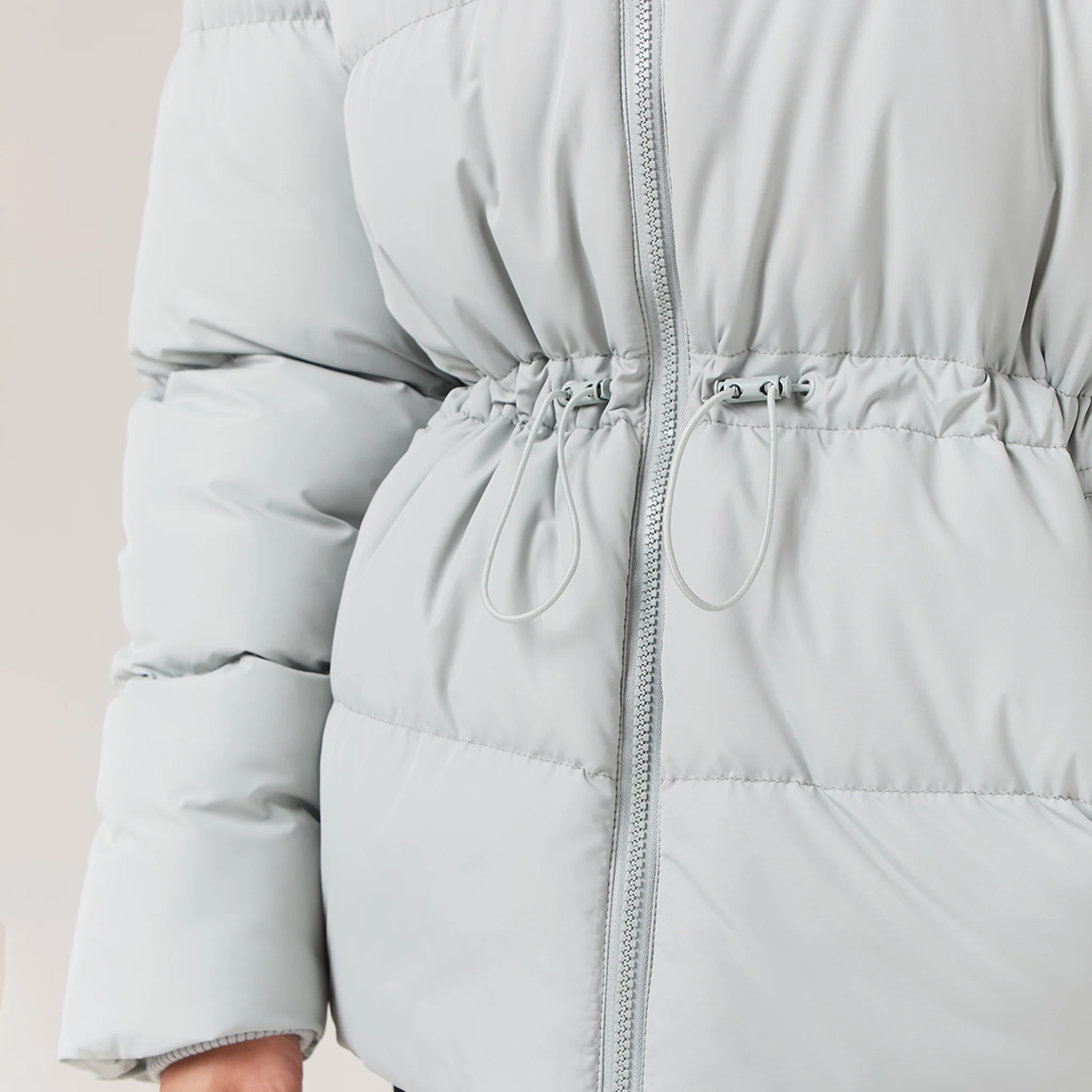 Toggle Waist Puffer | Sage - Image 7