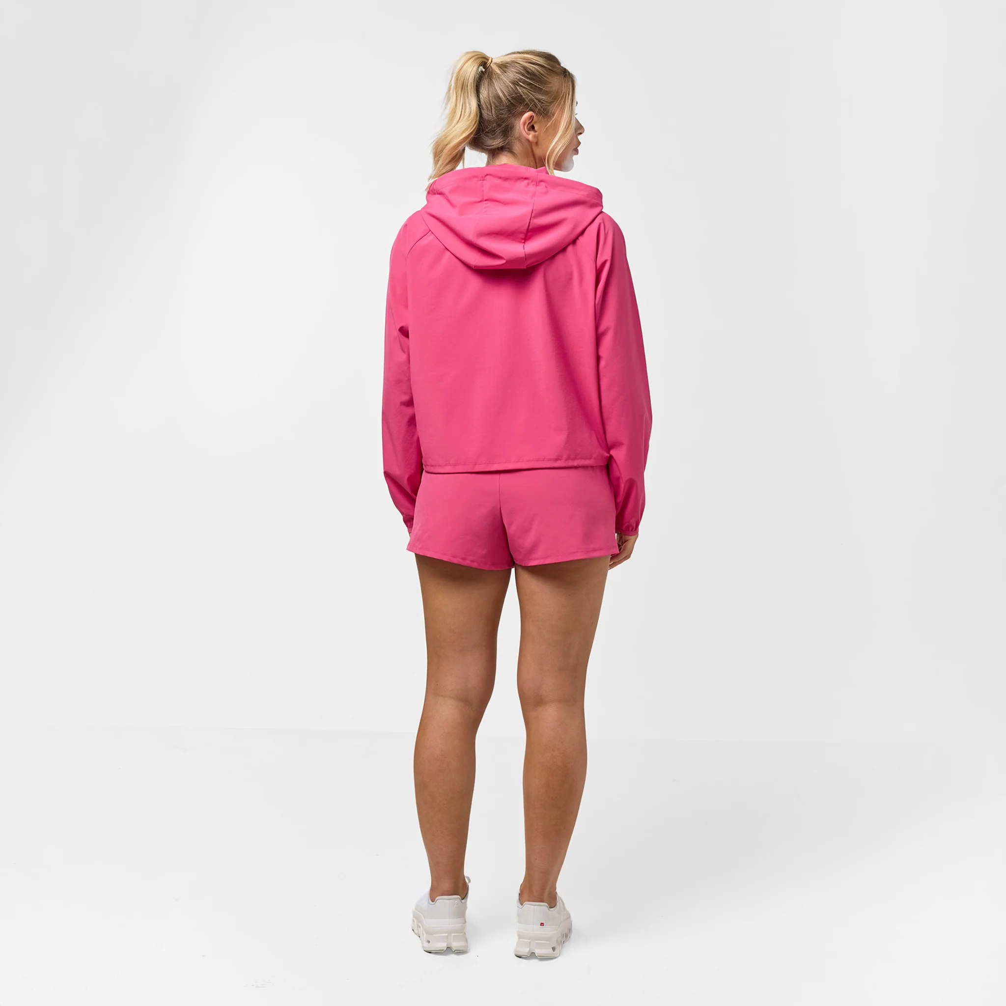 Lightweight Performance Short & Jacket Set | Bright Pink - Image 13