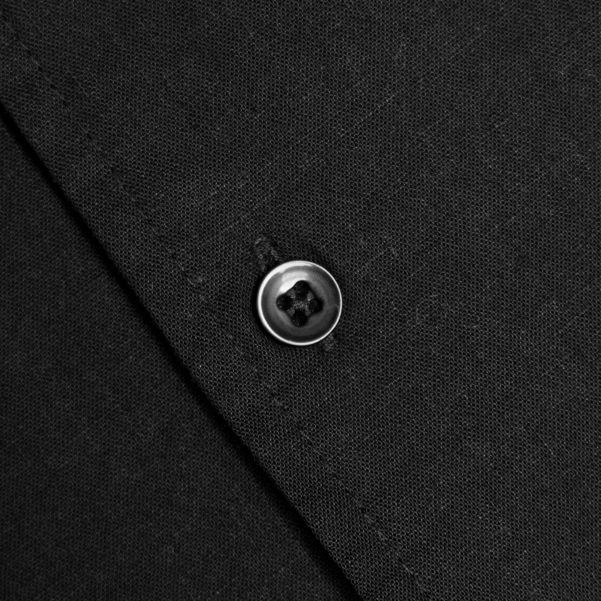 Linen Blend Shirt | Black - Image 6