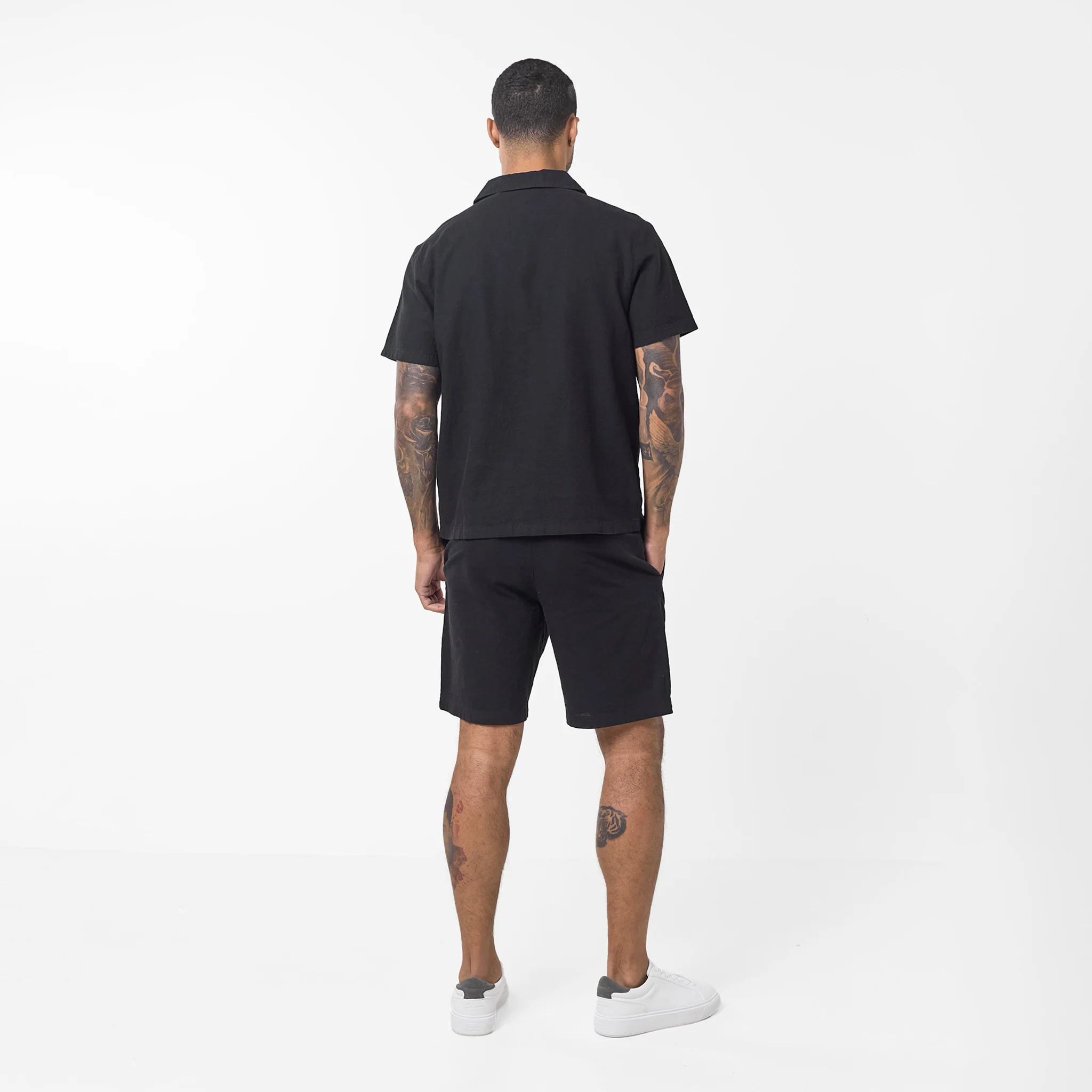 Linen Shirt | Black - Image 6