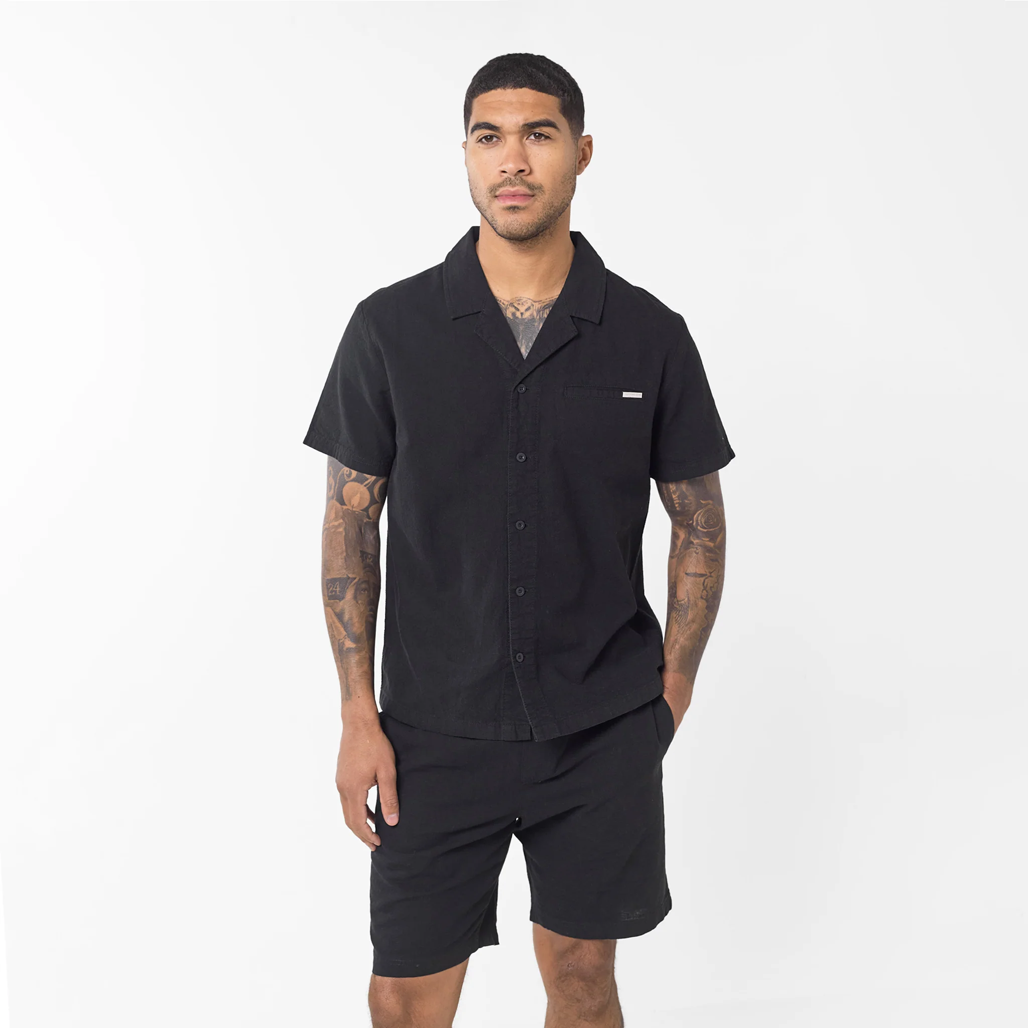 Linen Short | Black - Image 5