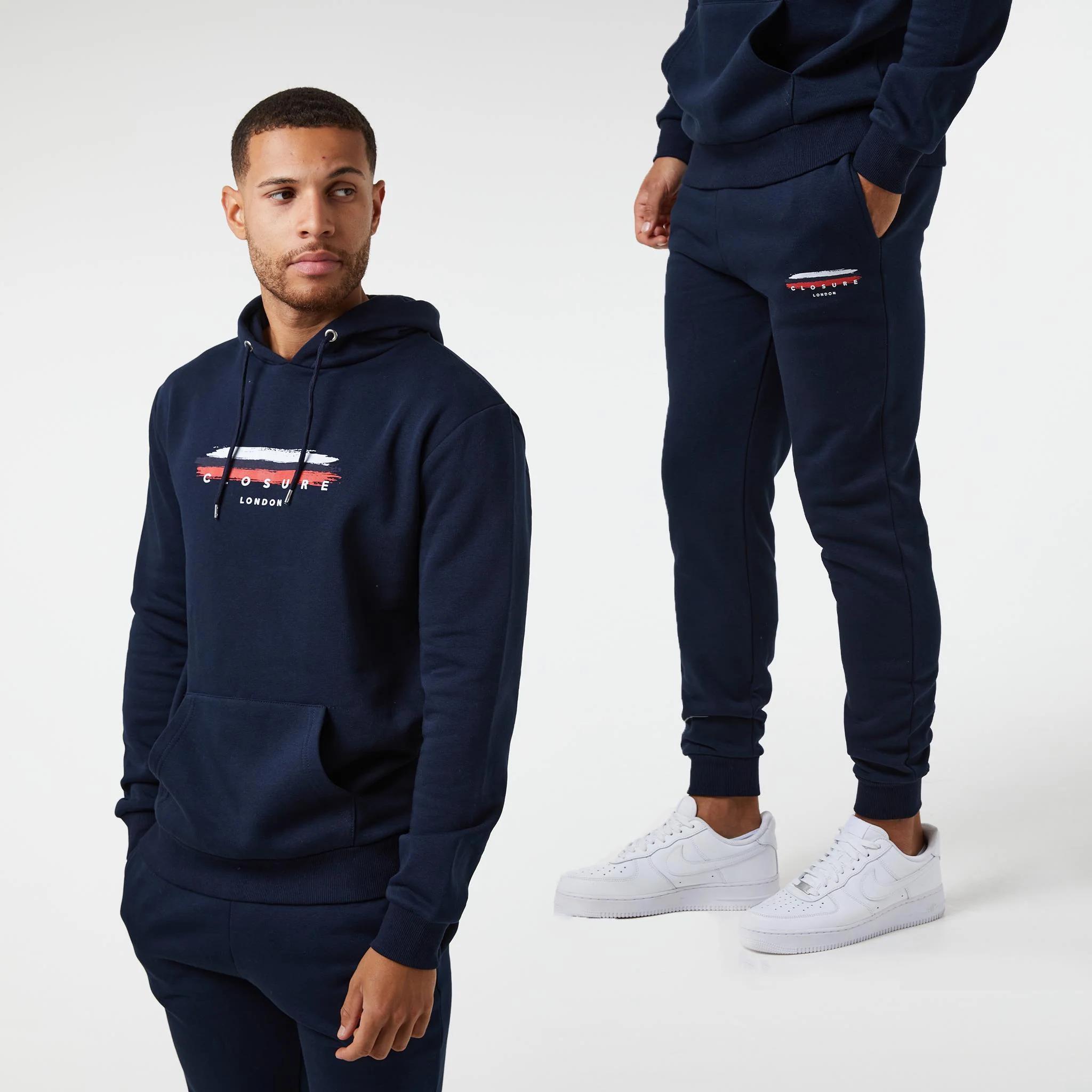Logo Painted Tracksuit | Navy - Image 3