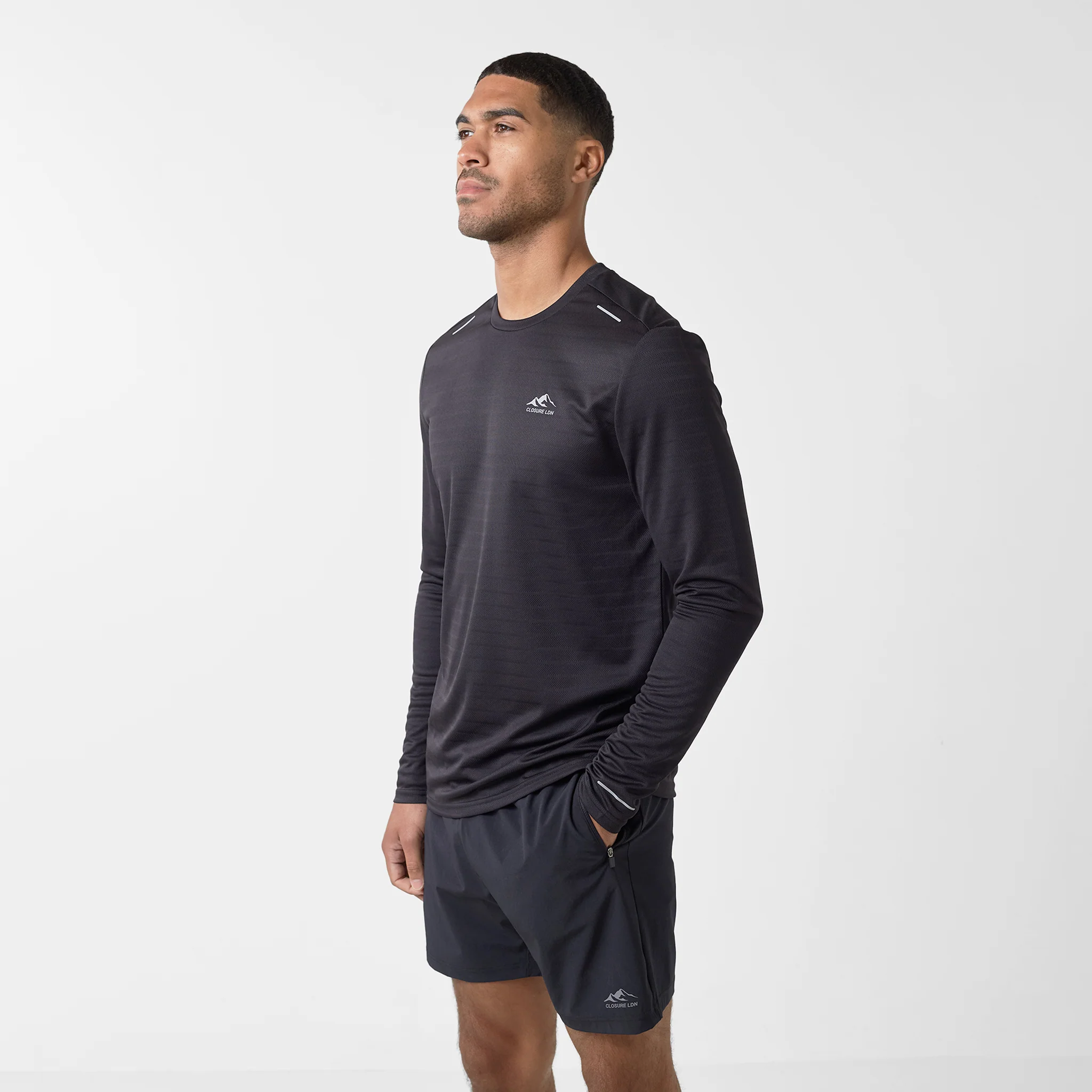 Long Sleeve Performance T-Shirt | Black - Image 6