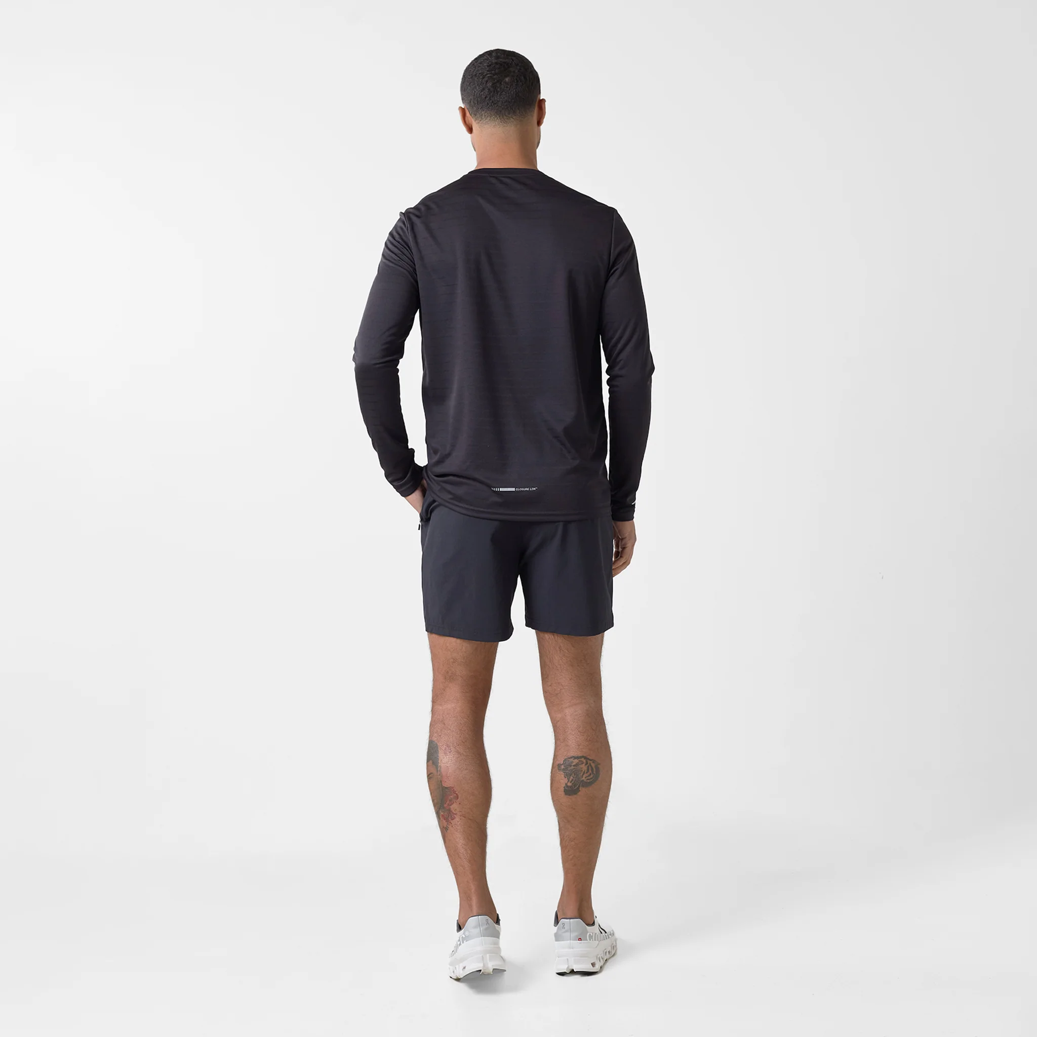 Long Sleeve Performance T-Shirt | Black - Image 8