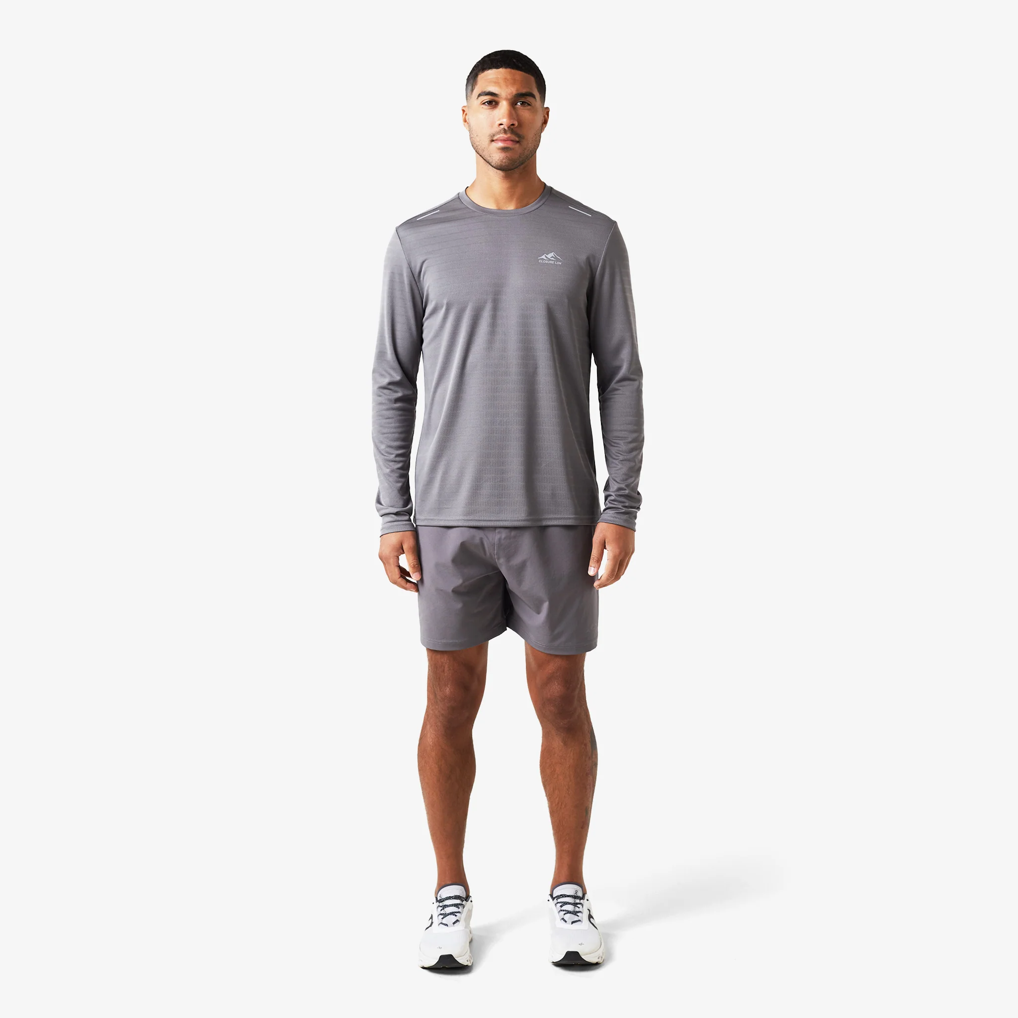 Long Sleeve Performance T-Shirt | Charcoal - Image 3