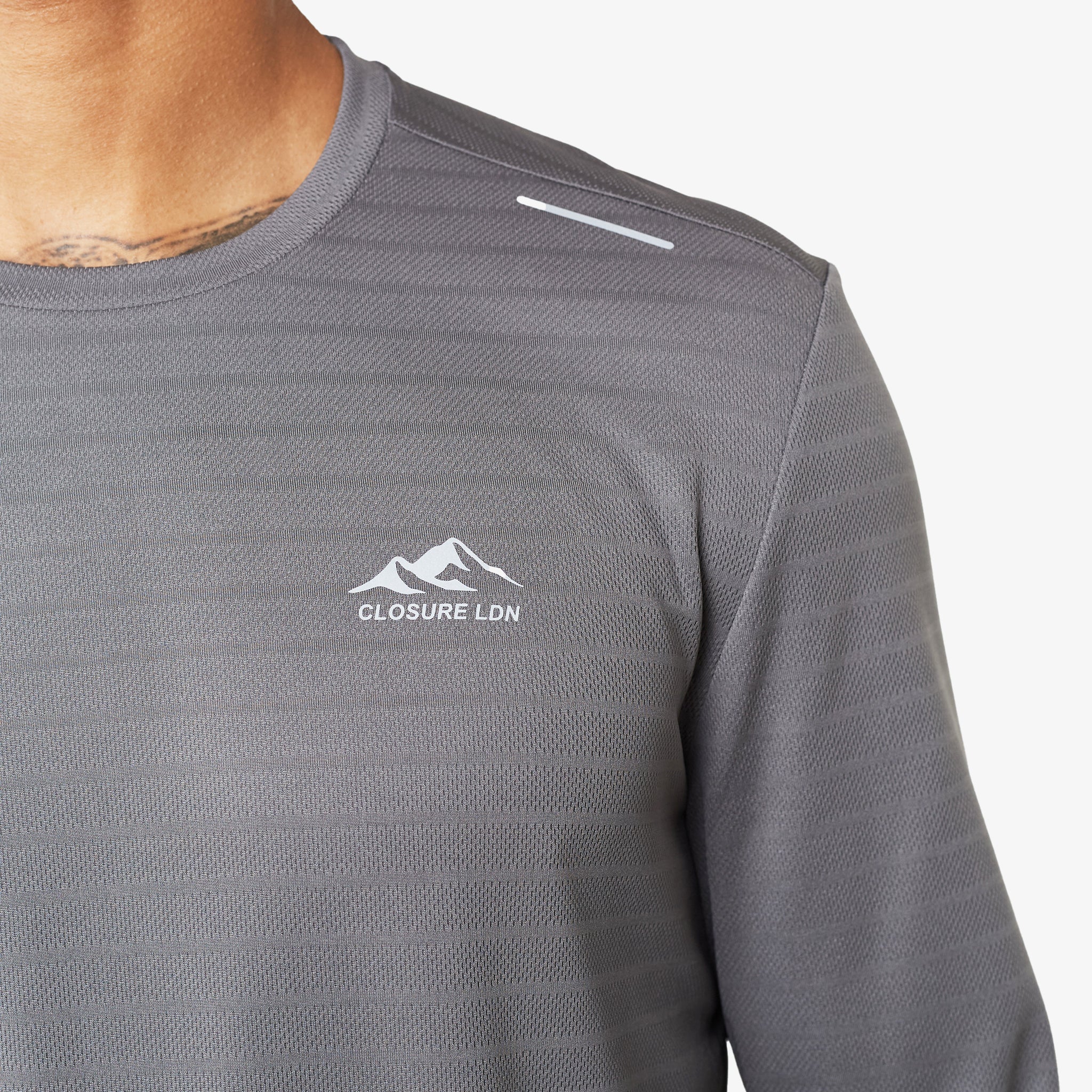 Long Sleeve Performance T-Shirt | Charcoal - Image 4