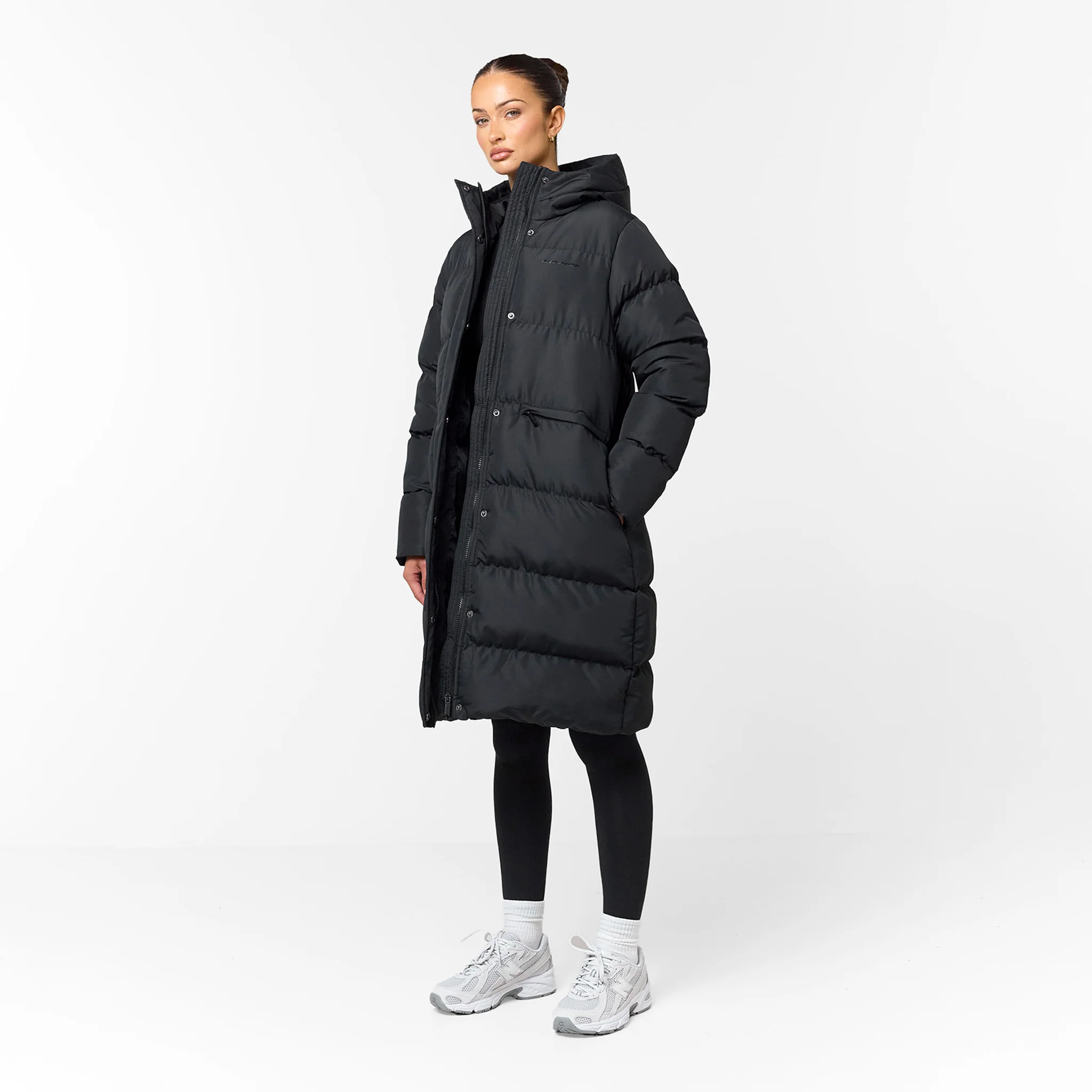 Longline Puffer | Black - Image 2