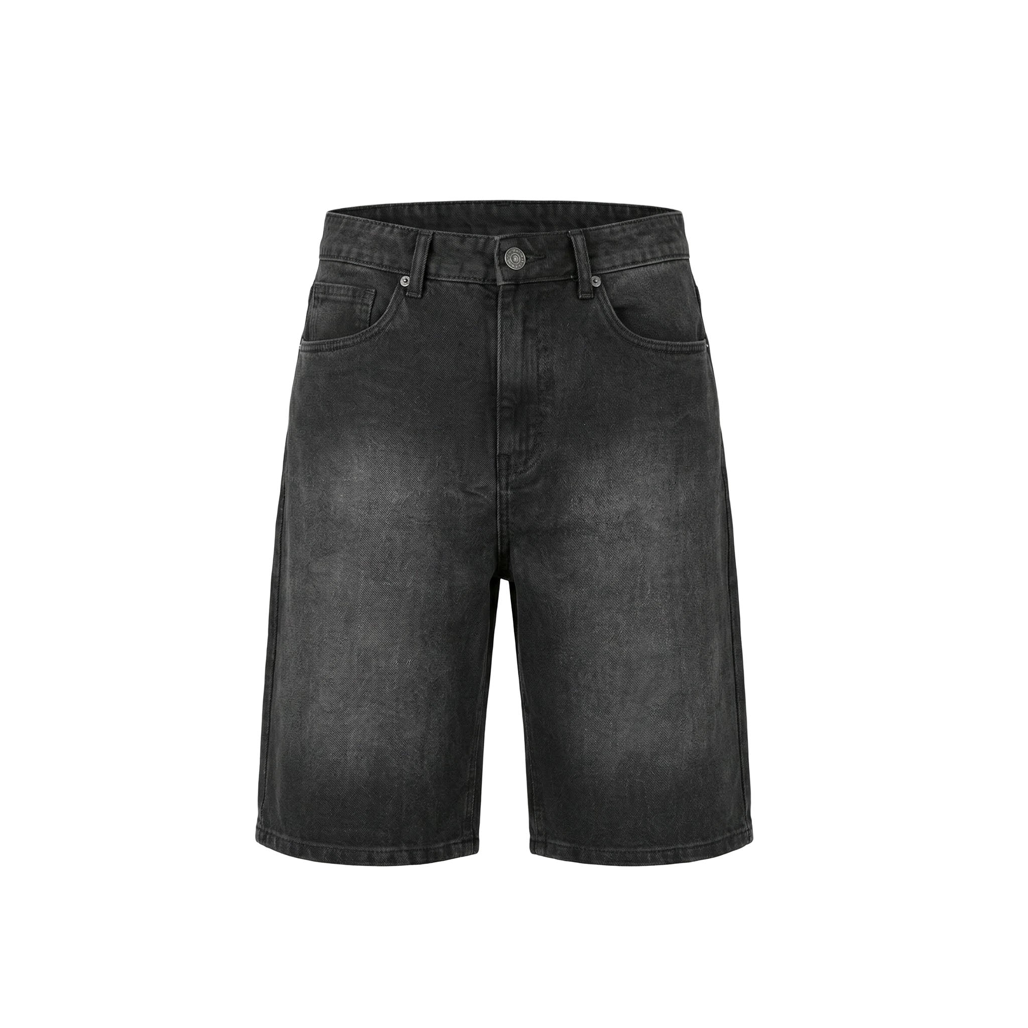 Loose Fit Denim Short | Black Wash - Image 12