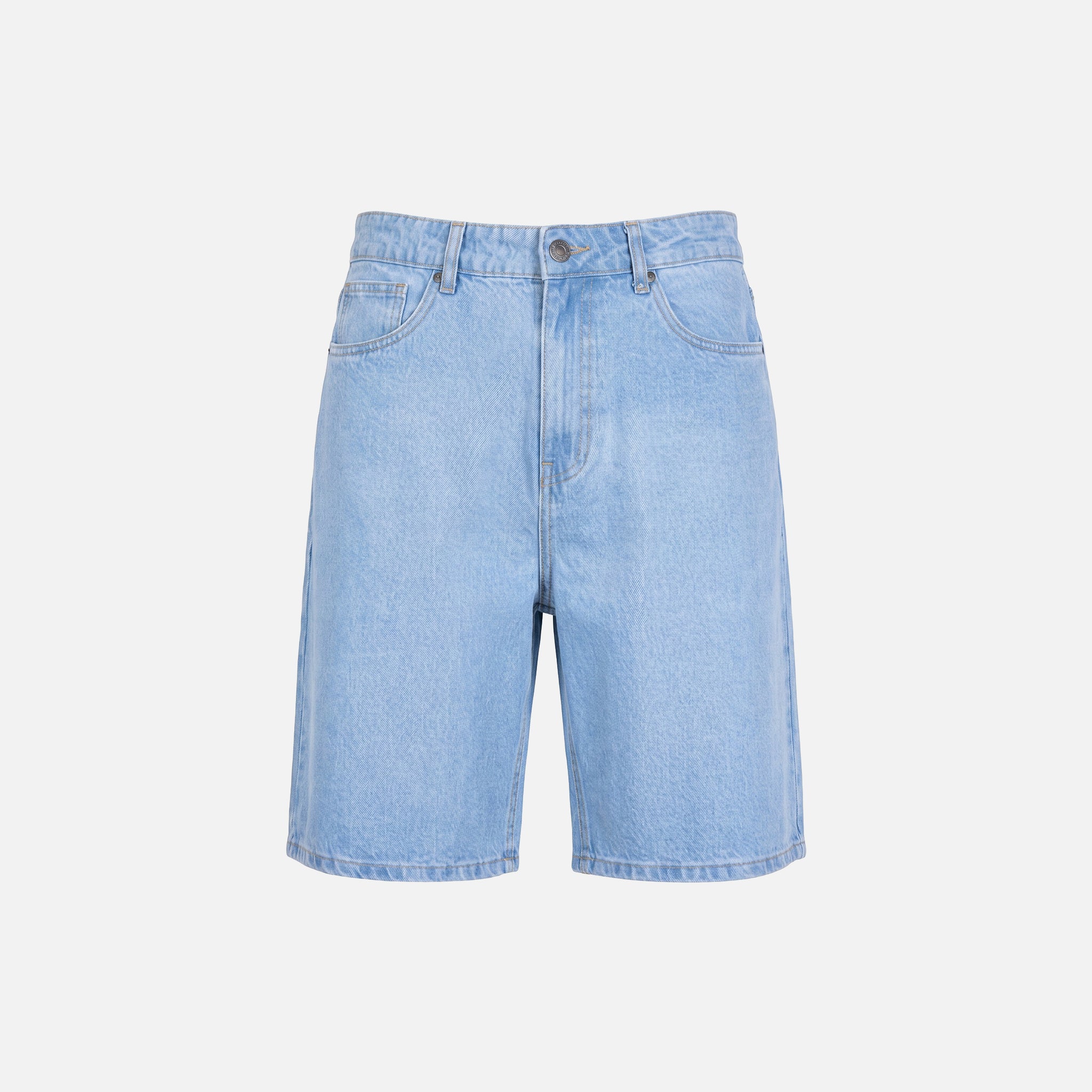 Loose Fit Denim Short | Light Blue Wash - Image 12