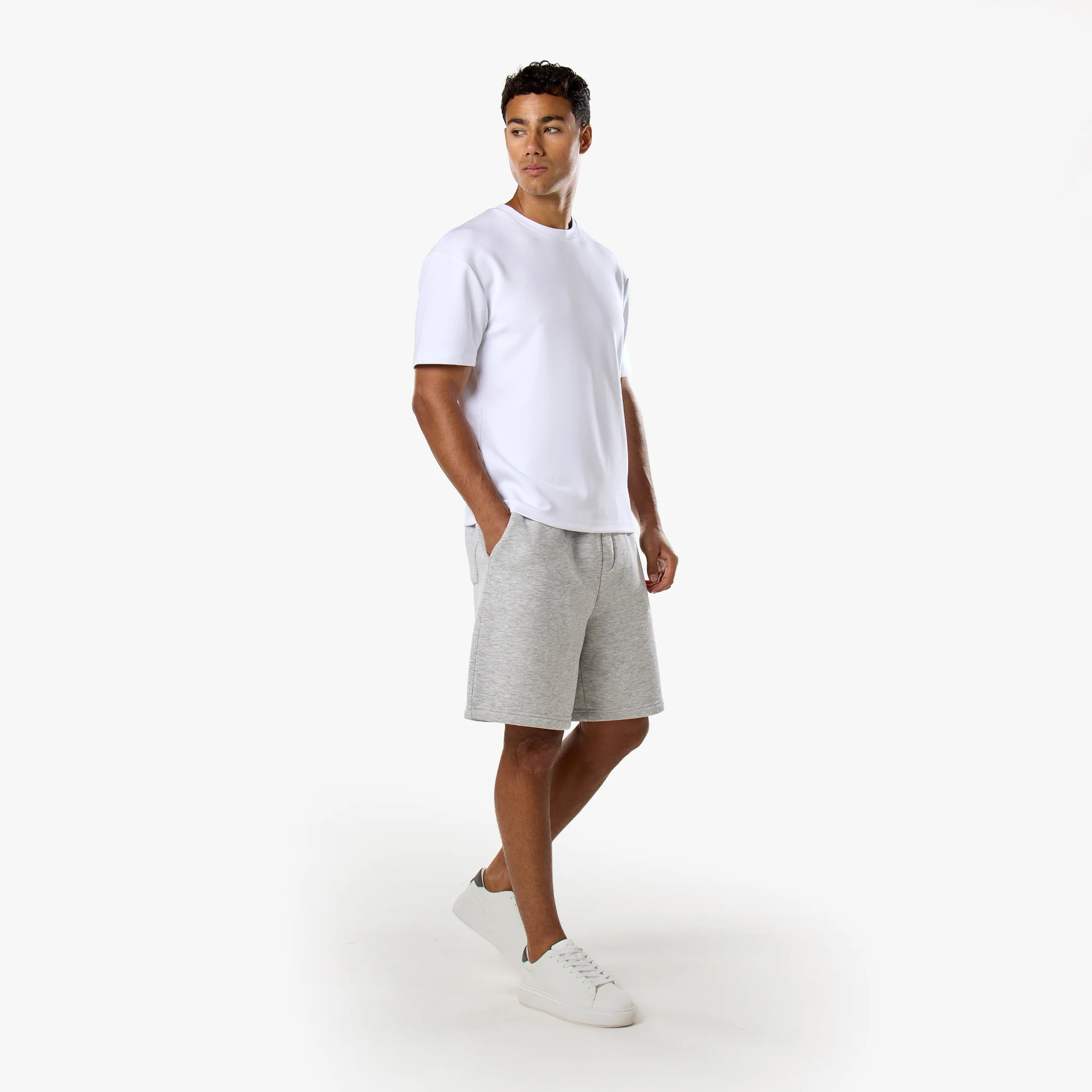 Loose Fit Short | Grey Marl - Image 2