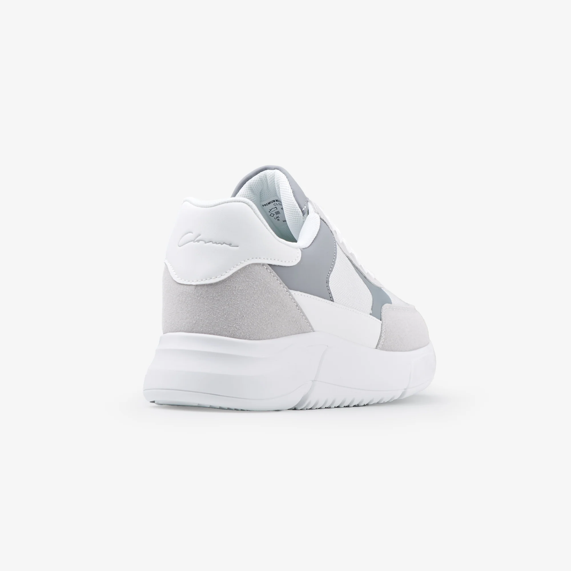 Premium Mesh Runner | White/Grey - Image 3